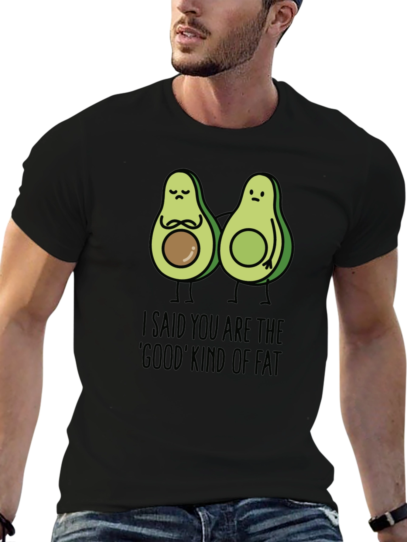 Black Avocado 'Good Kind of Fat' Graphic Tee view 6