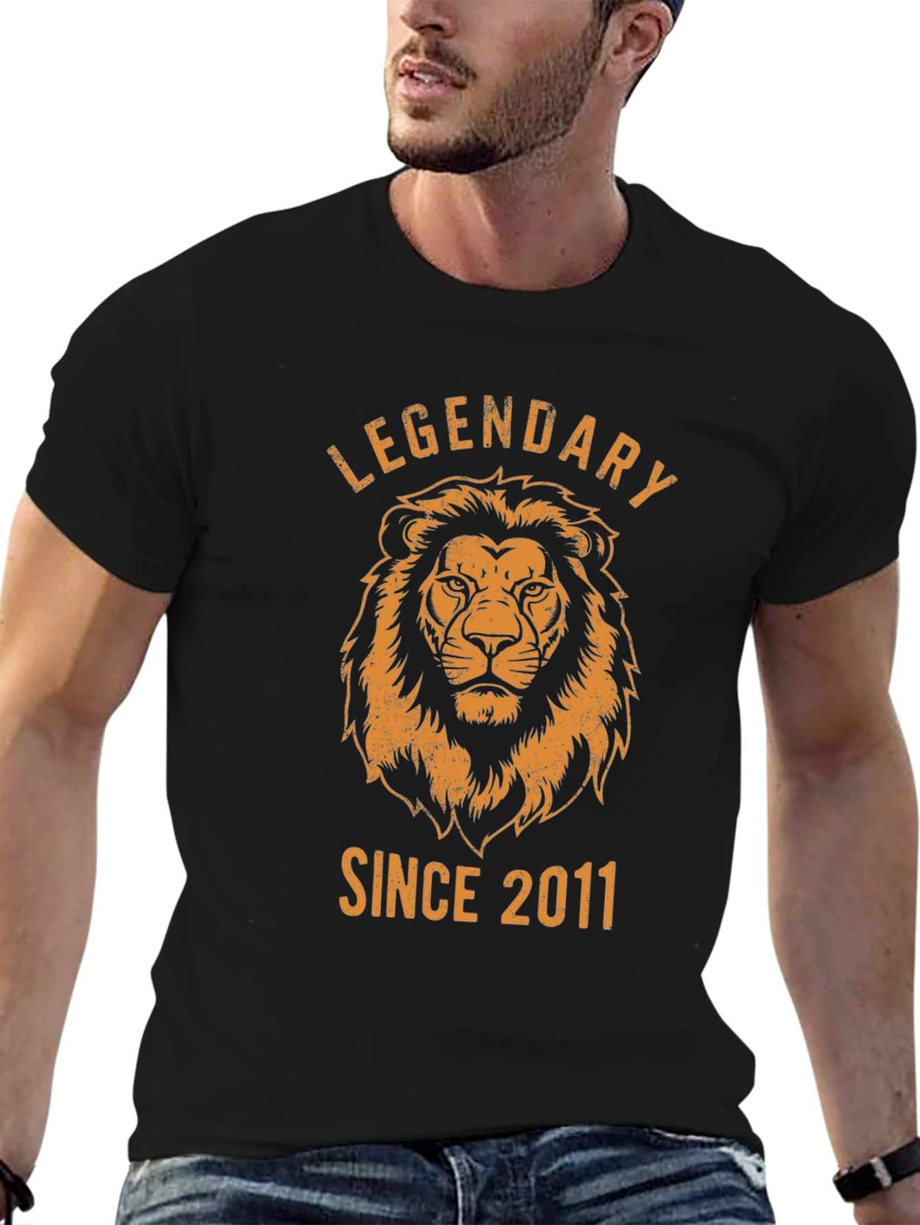 Black Legendary Since 2011 Lion Graphic Tee - Menswear view 6