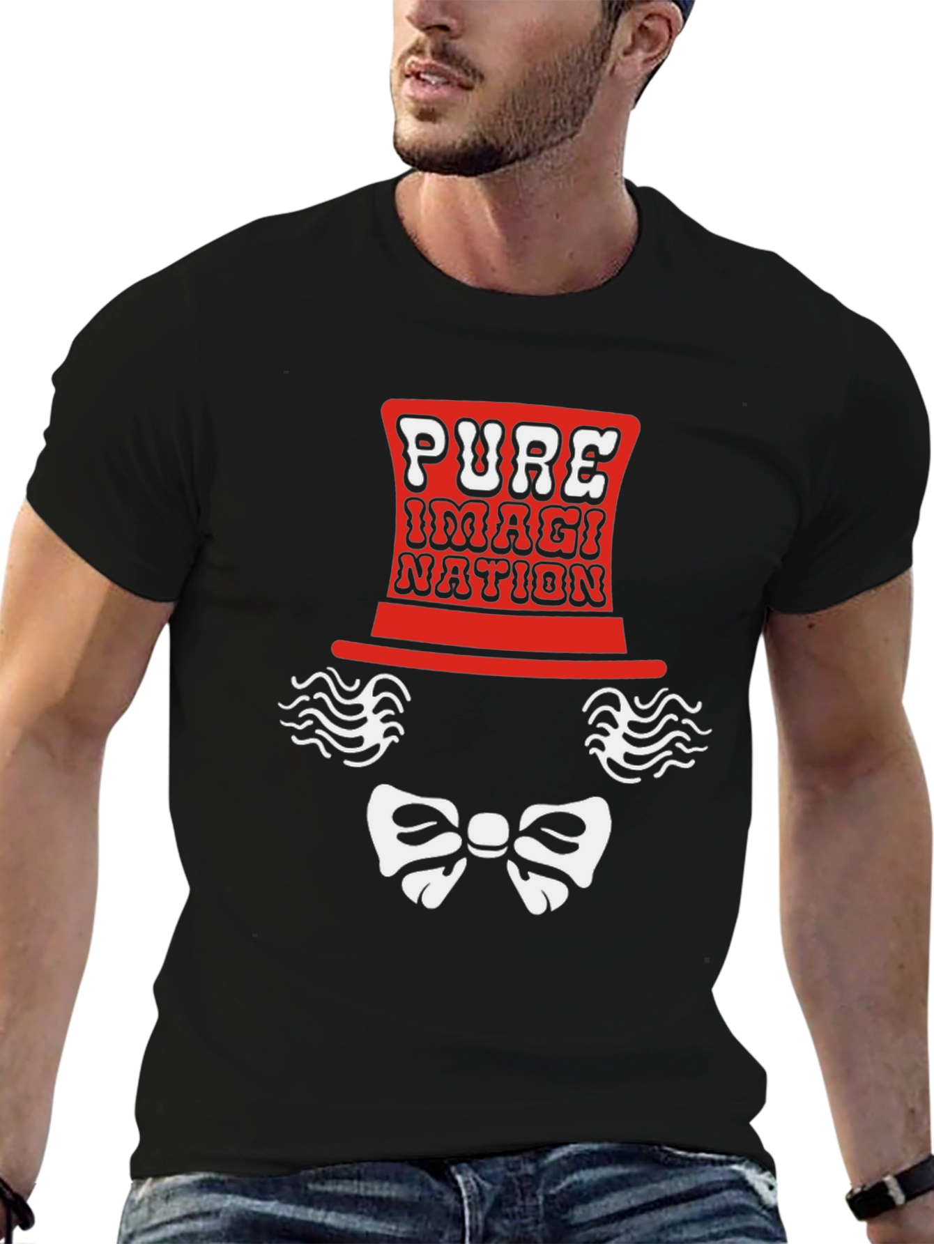 Black Pure Imagination Graphic T-Shirt view 6