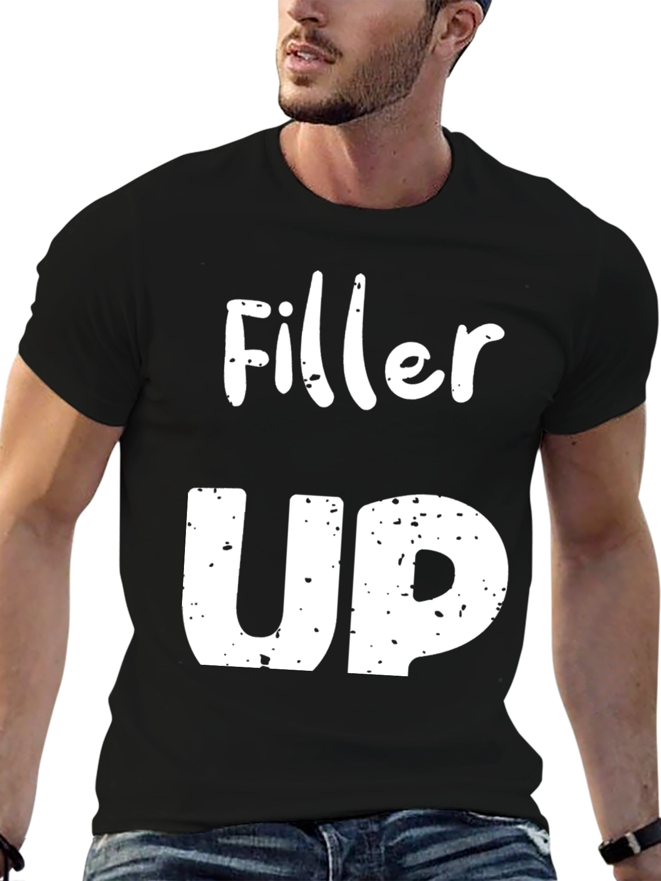 Black Filler Up Graphic T-Shirt view 6