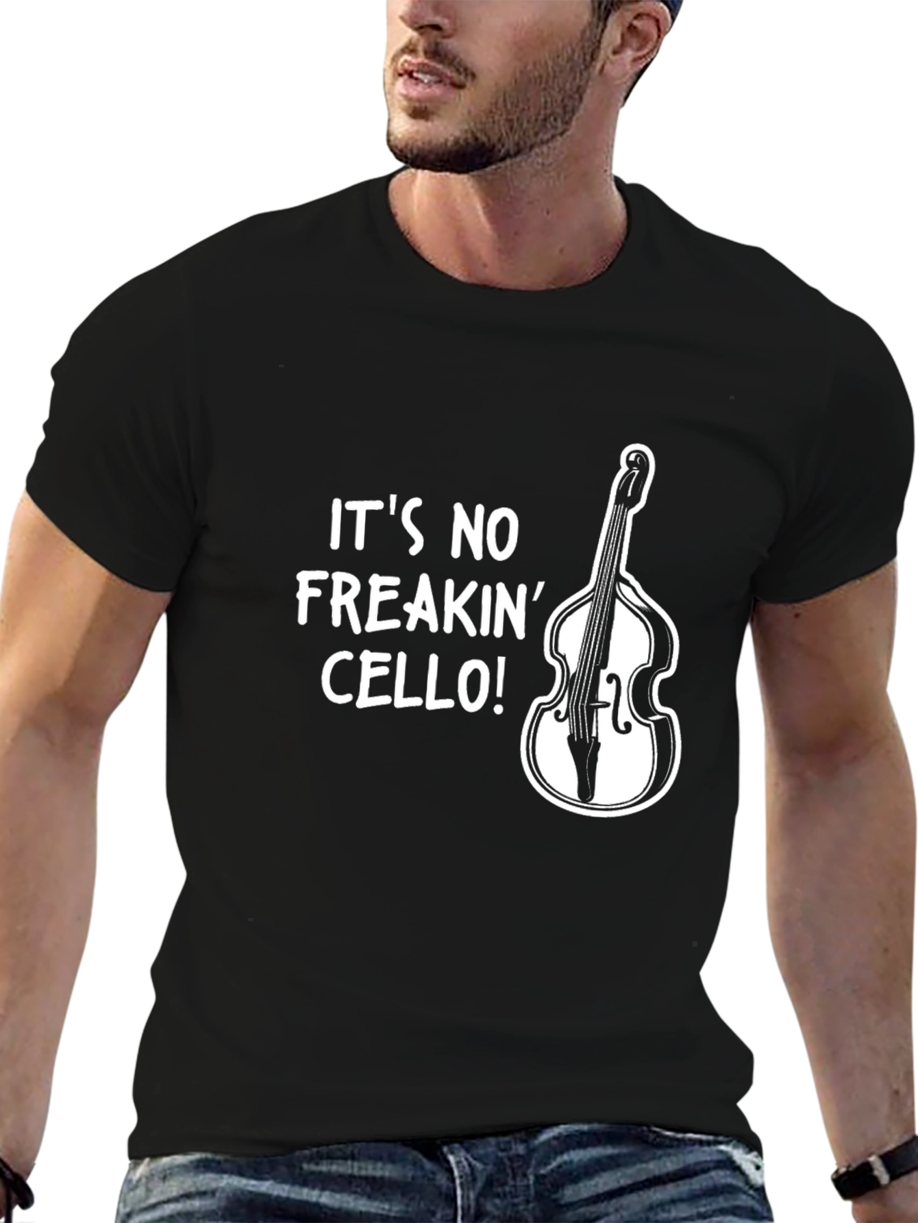 It's No Freakin' Cello! Bass Player T-Shirt - 6