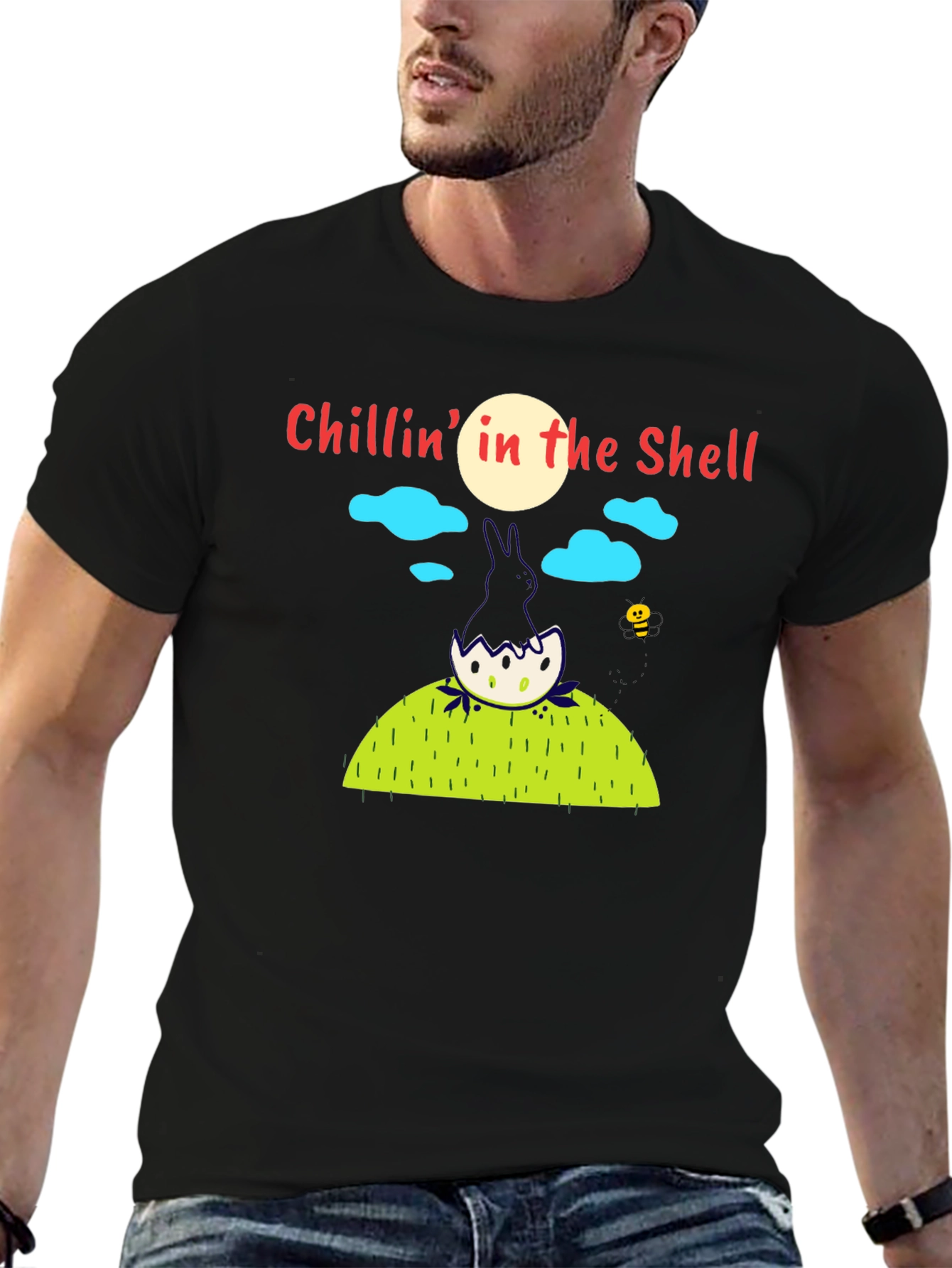 Black Chillin' in the Shell Graphic Tee view 6