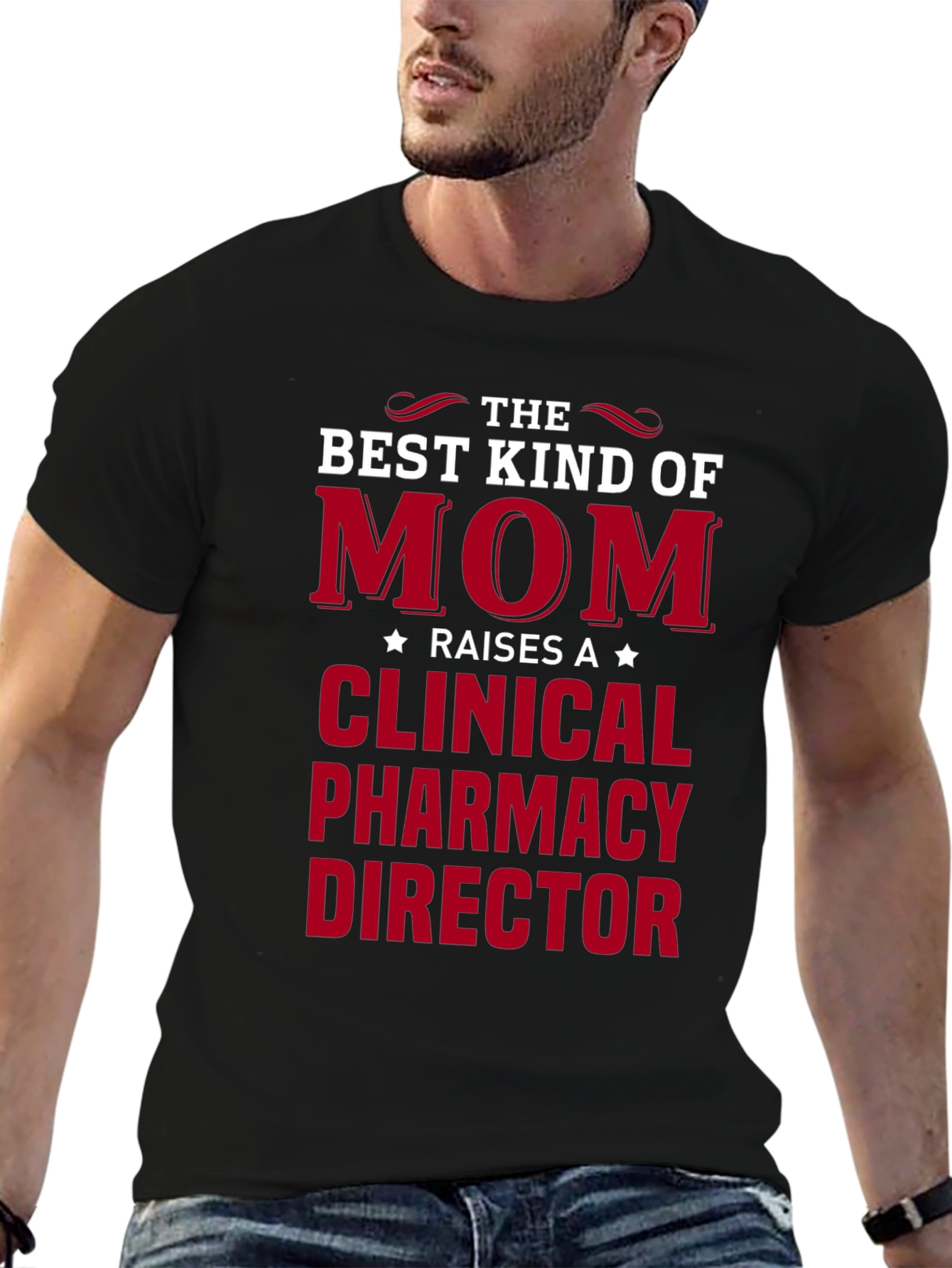 Black Mom Raises a Clinical Pharmacy Director T-Shirt view 6
