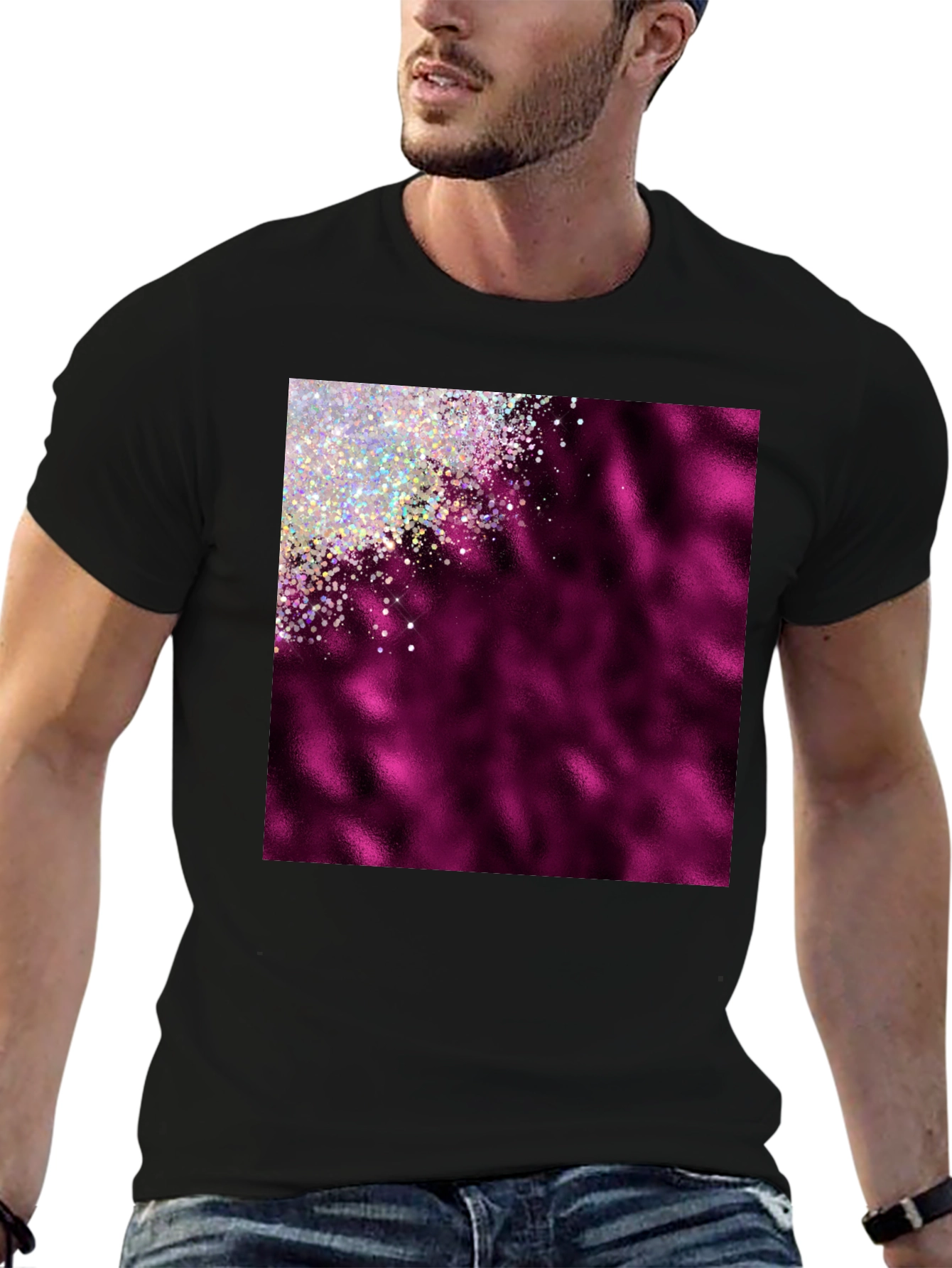 Glitter & Fuchsia T-Shirt - 6