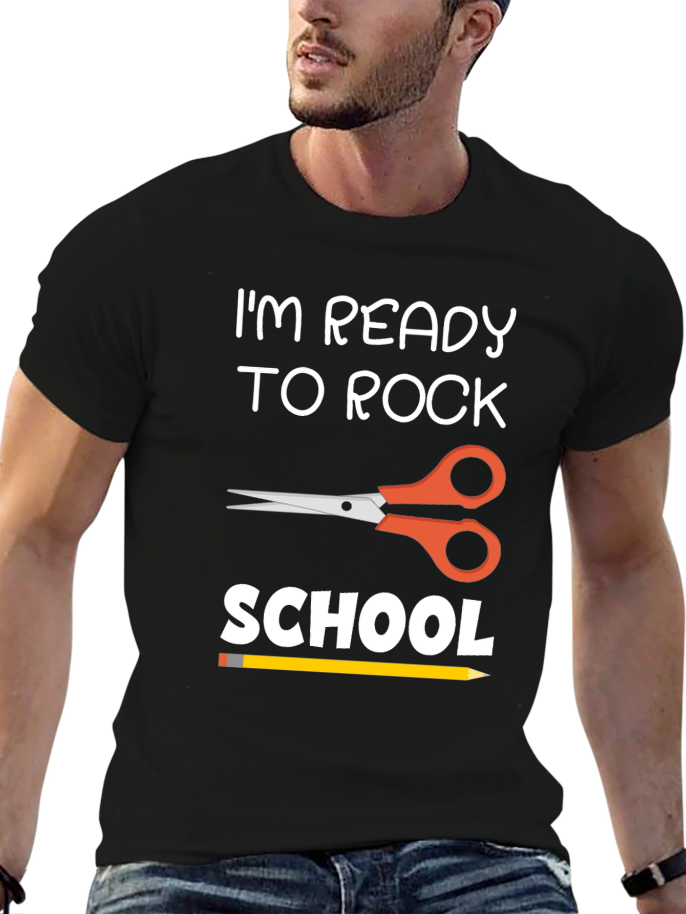 Black Ready to Rock School T-Shirt view 6