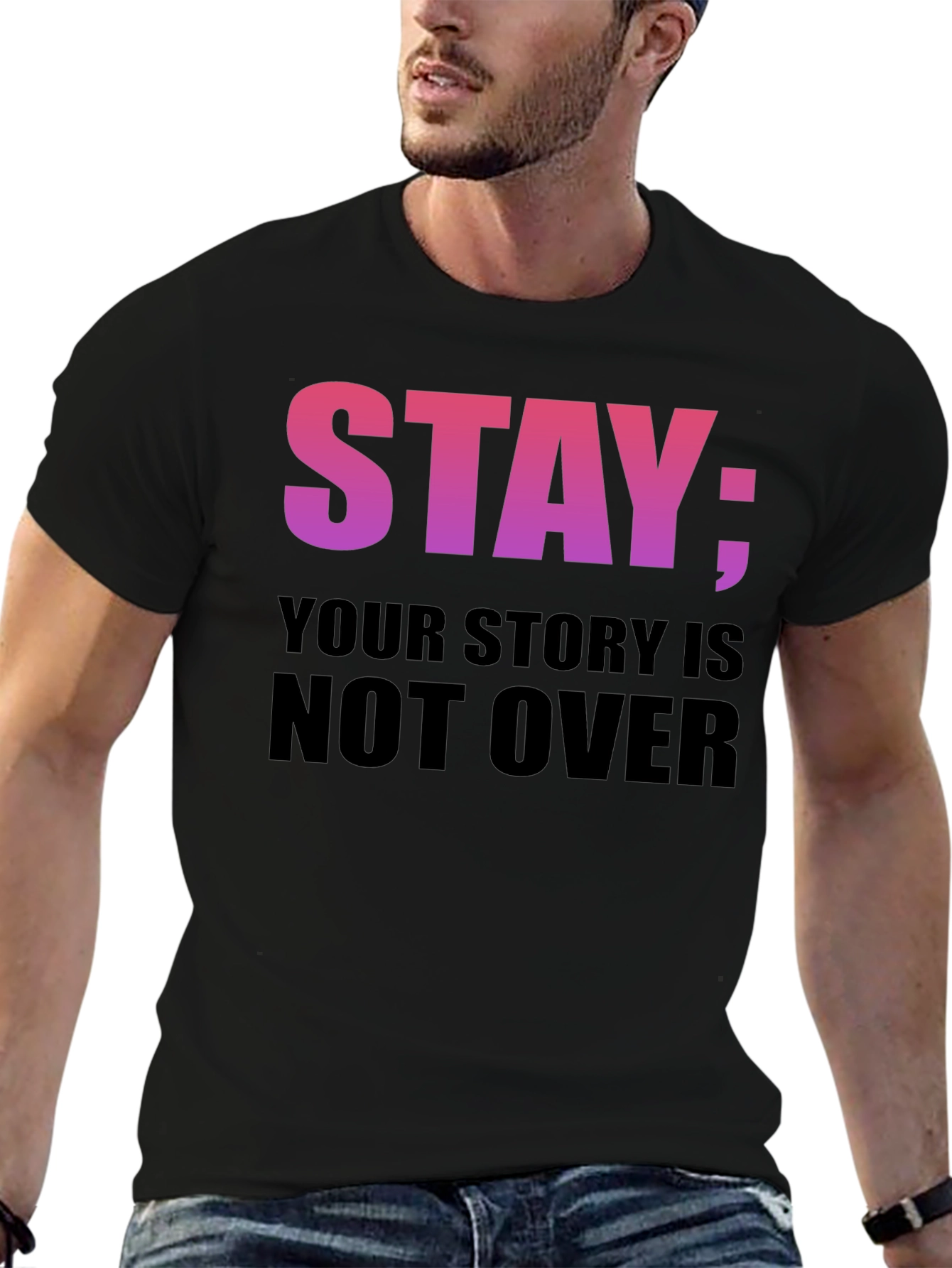 Black Stay: Your Story Is Not Over T-Shirt view 6