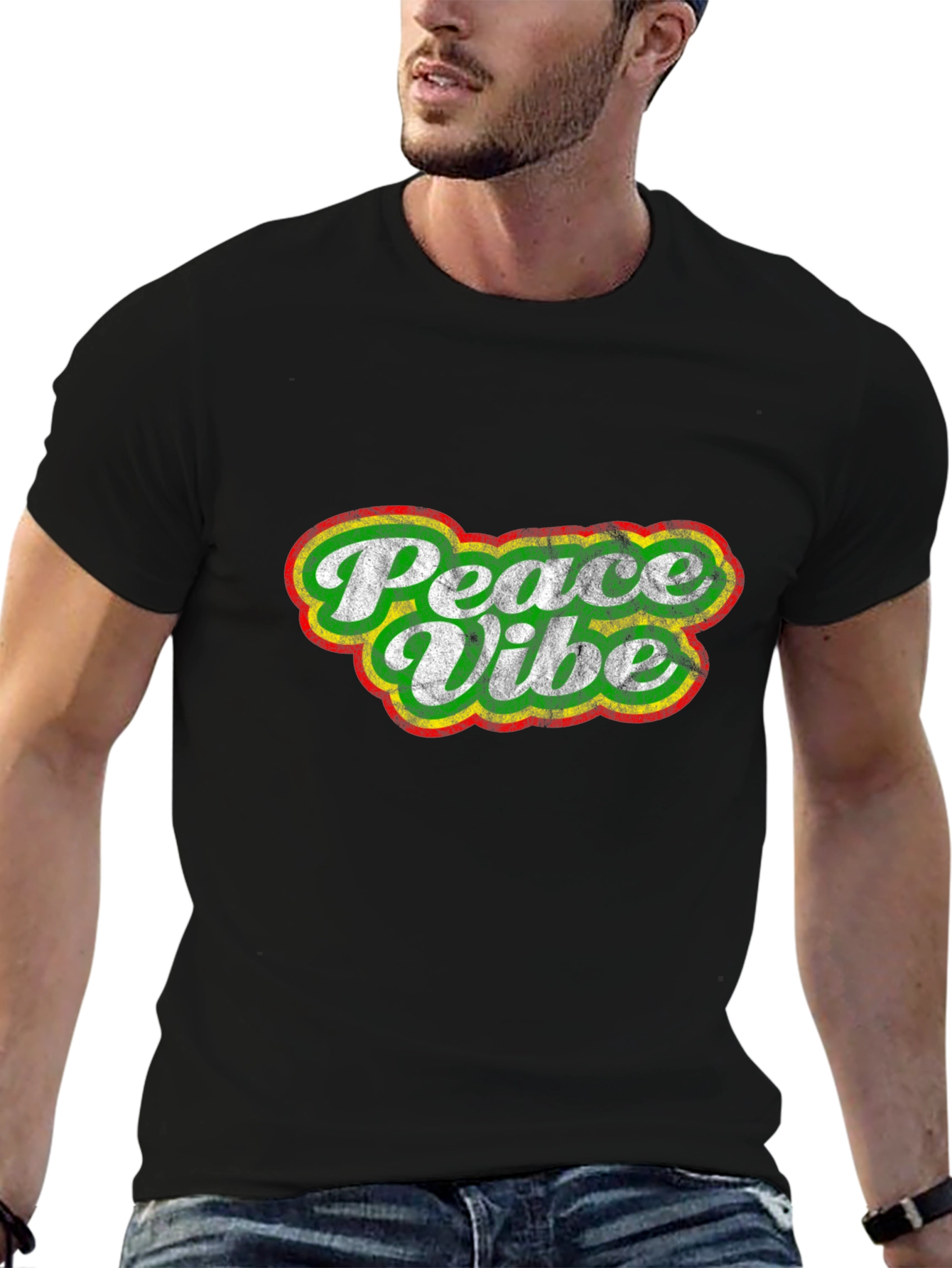 Peace Vibe Rasta T-Shirt - 6