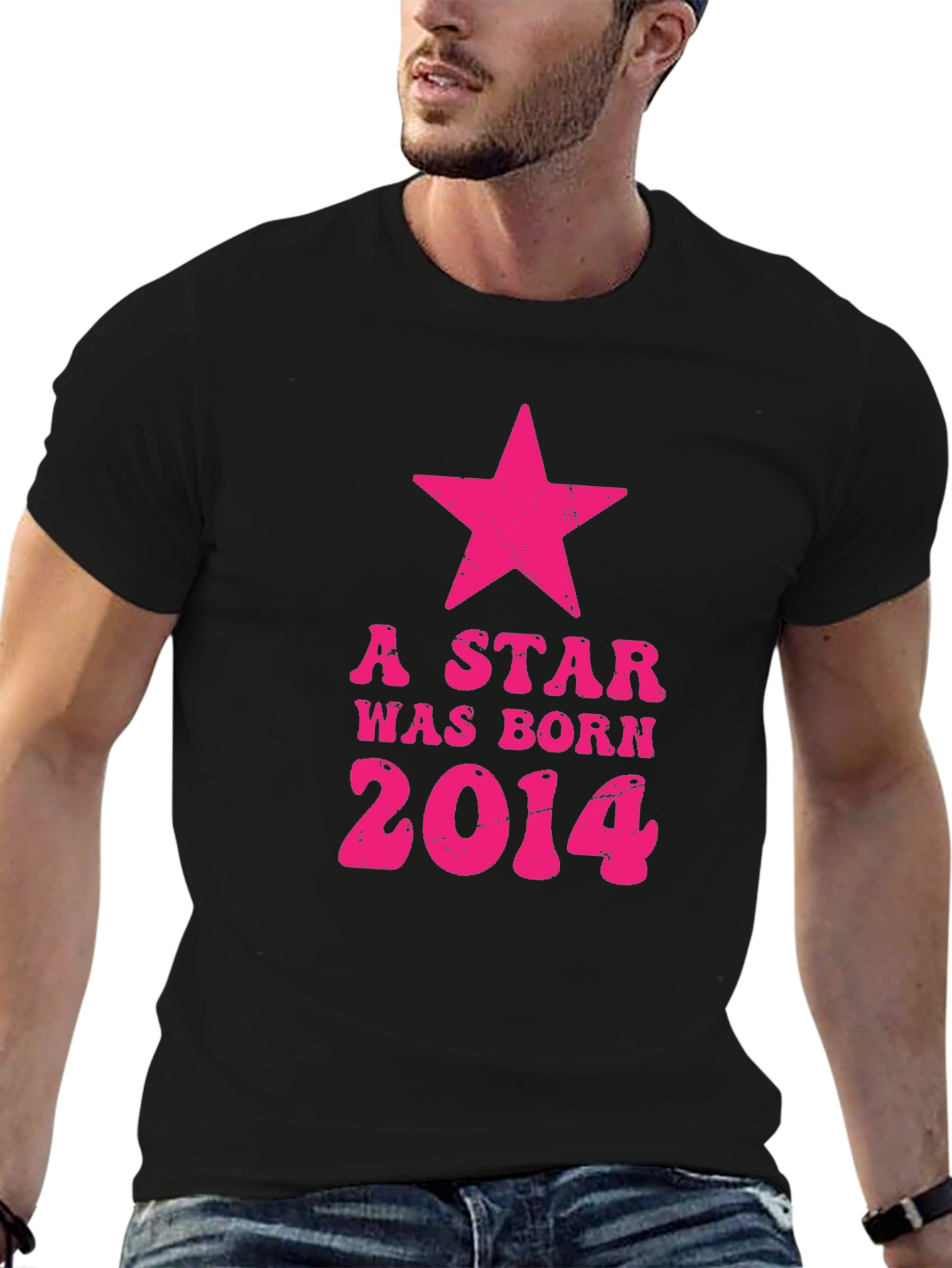 Black A Star Was Born 2014 T-Shirt view 6