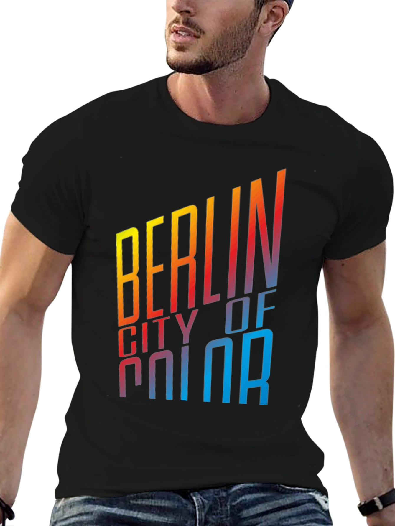 Black Berlin City of Sin T-Shirt - Graphic Tee view 6