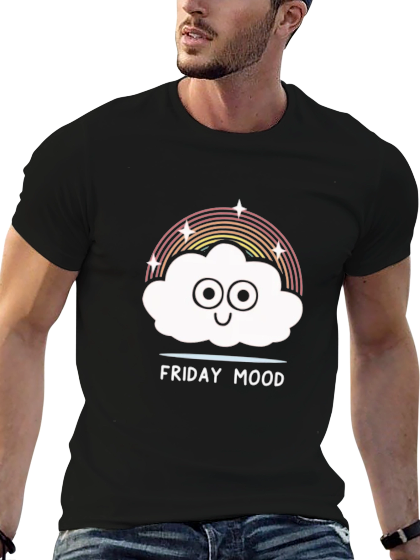Black Friday Mood Graphic T-Shirt view 6