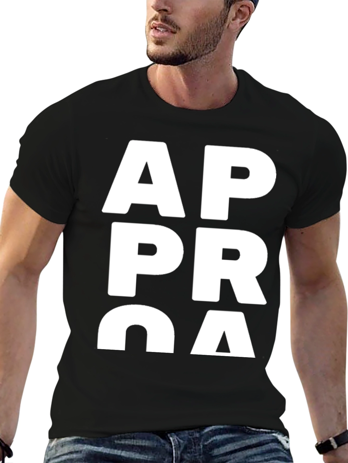 Black Approca T-Shirt - Stylish Comfort view 6