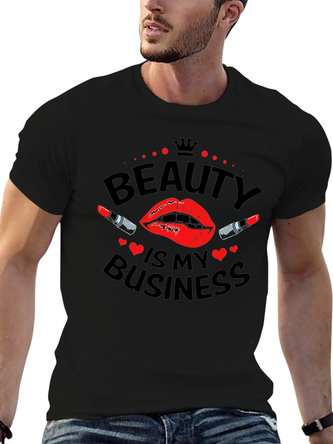 Black Beauty Is My Business Graphic T-Shirt view 6