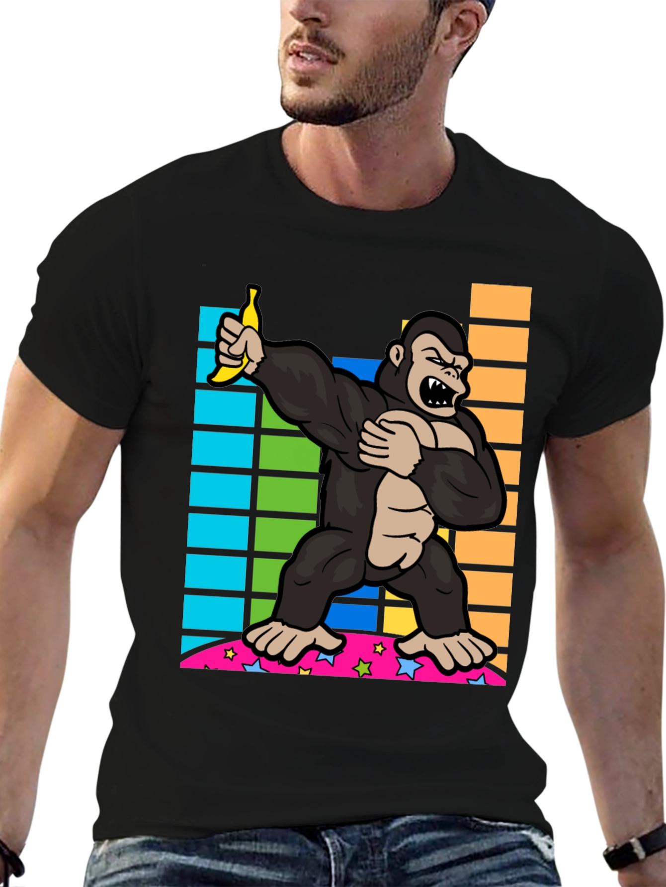Gorilla Banana Graphic T-Shirt - 6