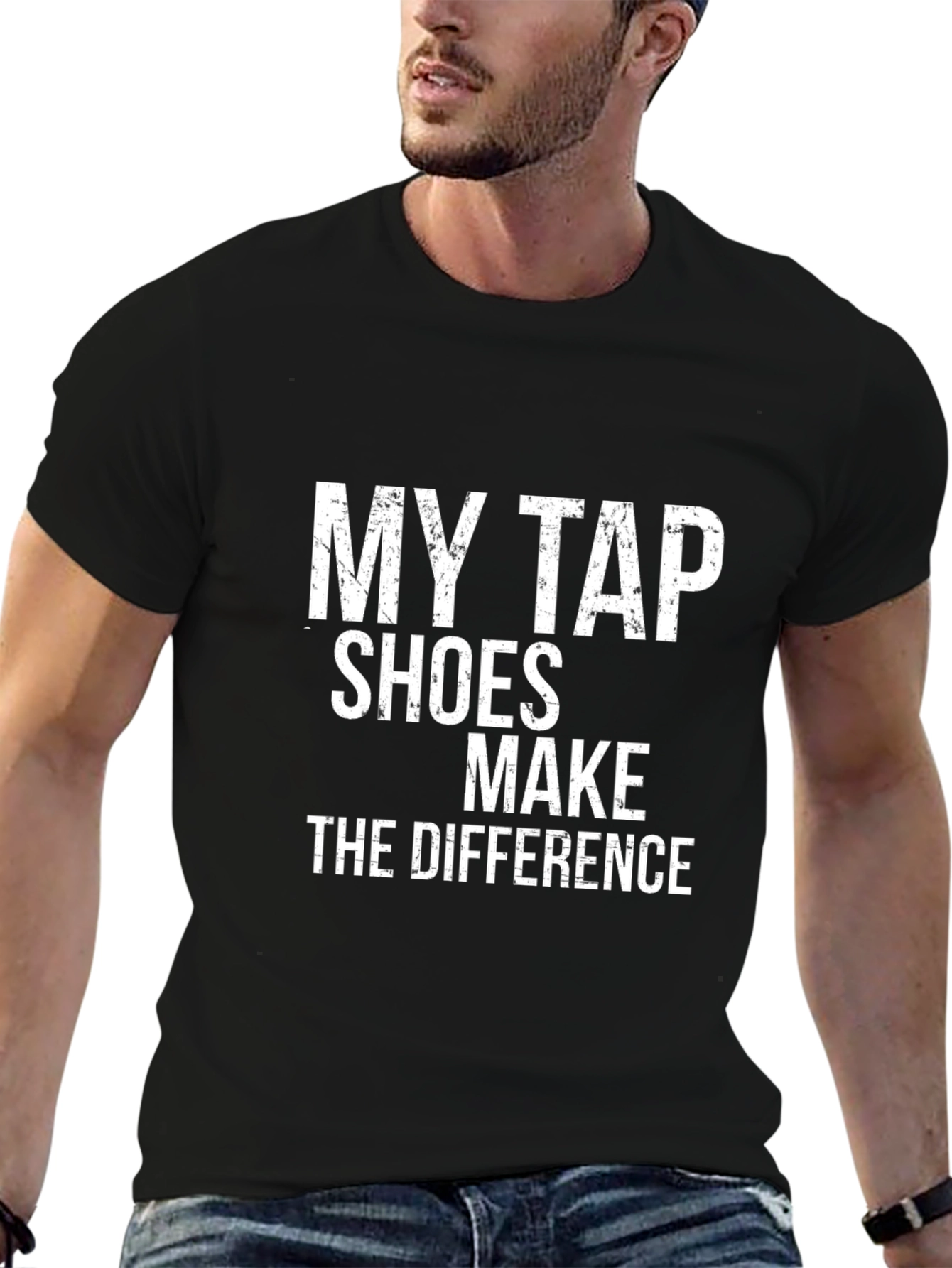 Black My Tap Shoes Make the Difference Black T-Shirt view 6