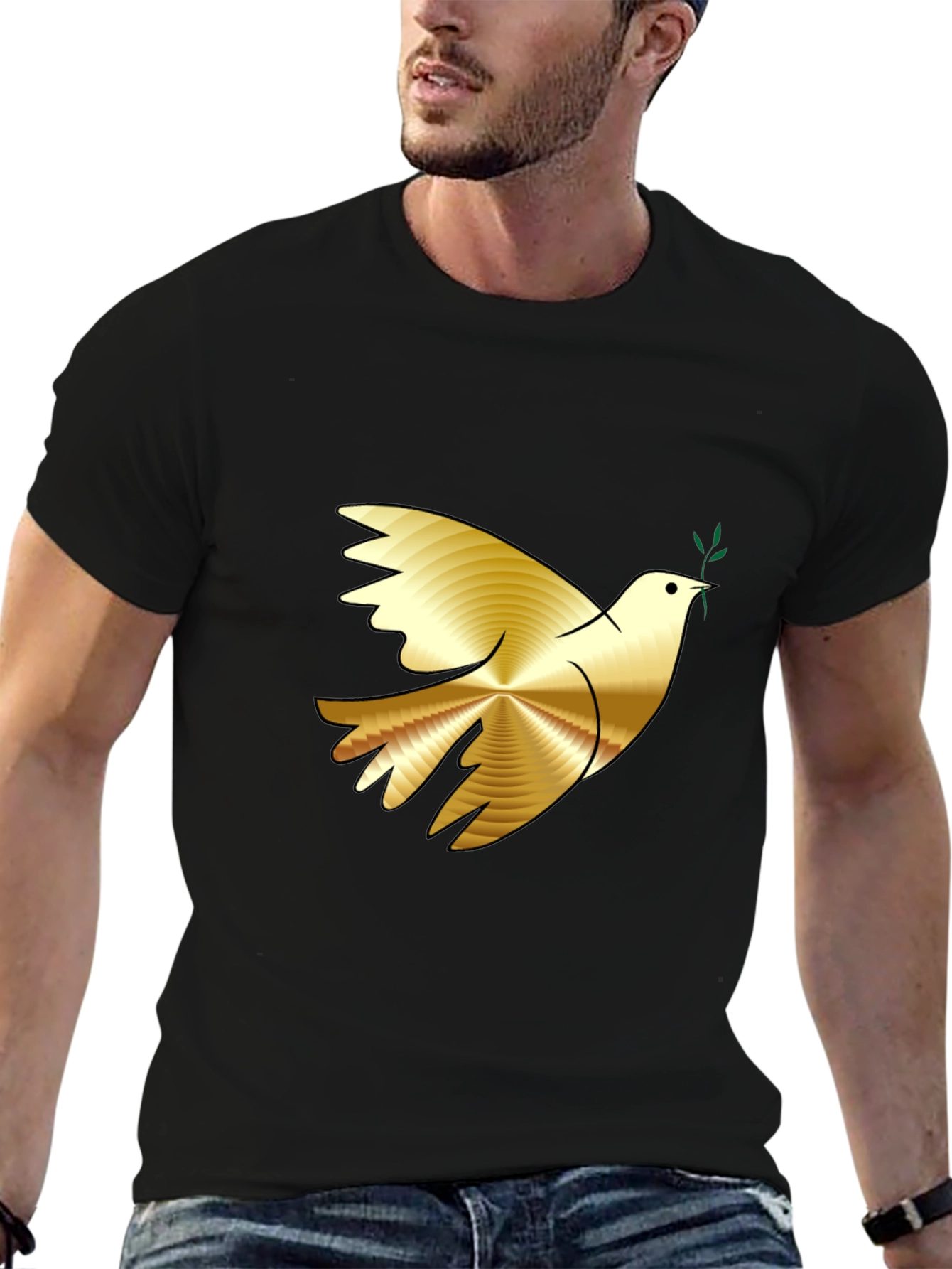 Black Dove Graphic Tee - Black view 6