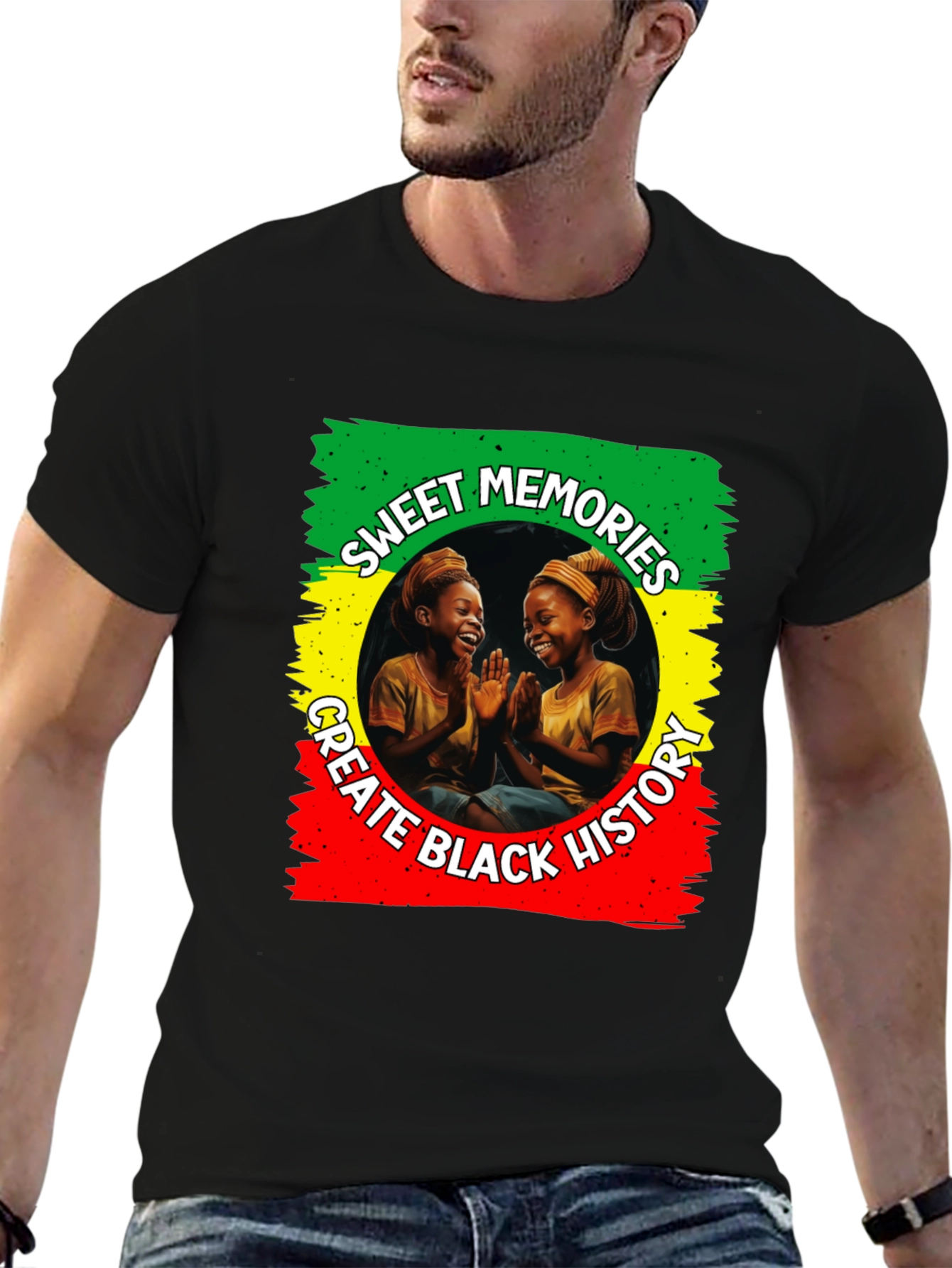 Black Sweet Memories Black History Graphic Tee view 6