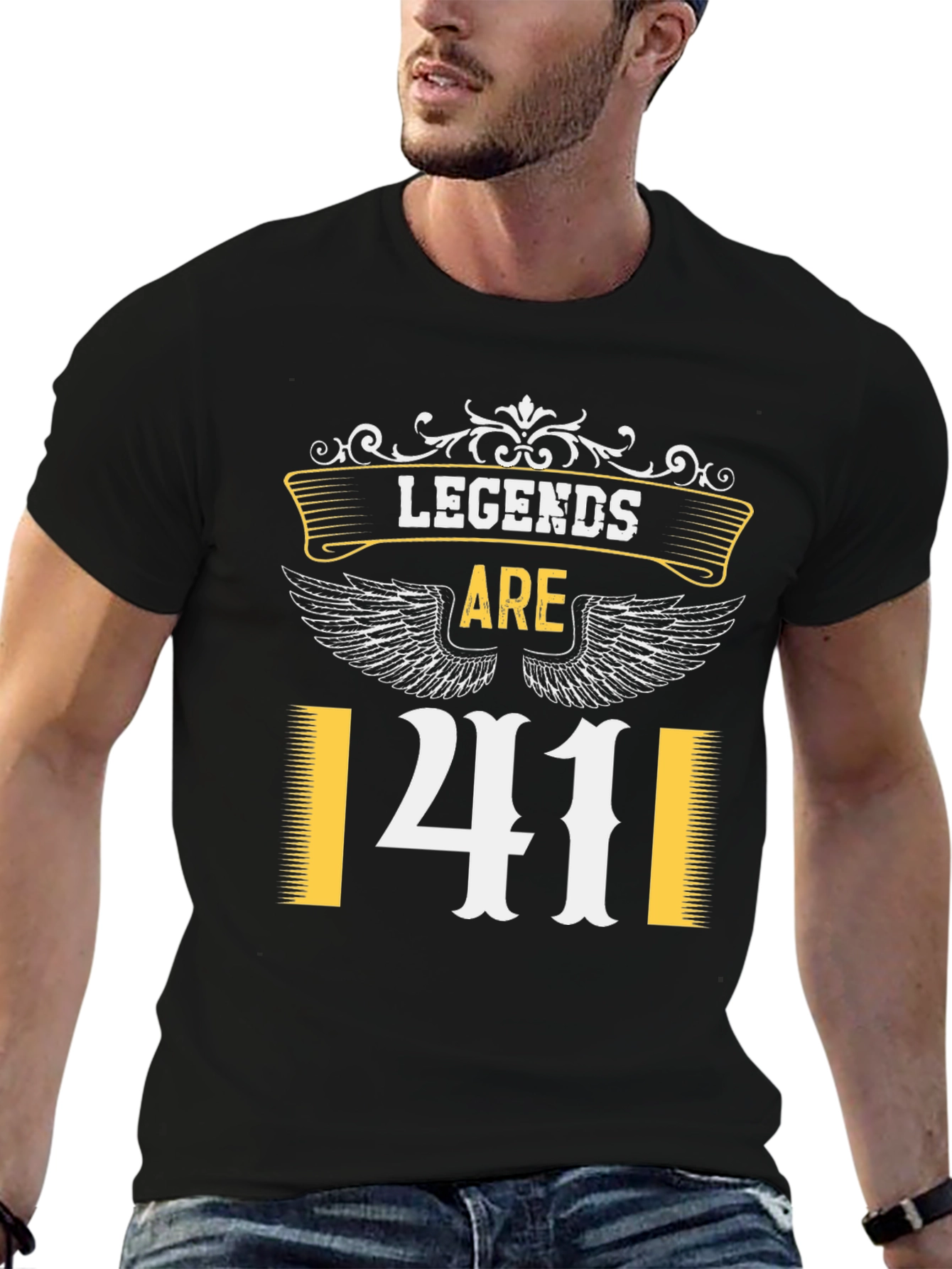 Black Legends Are 41 T-Shirt view 6