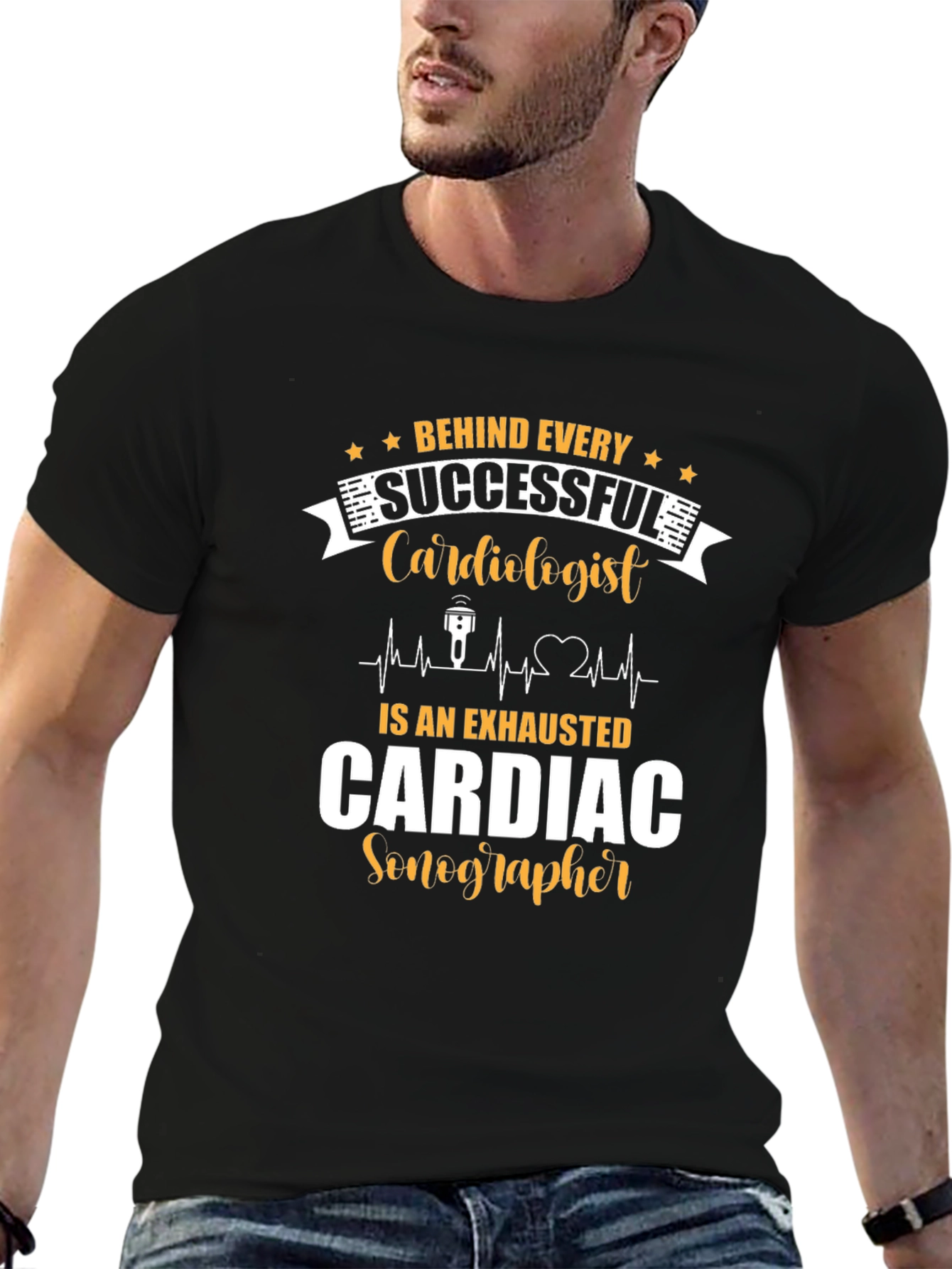 Black Successful Cardiologist T-Shirt view 6