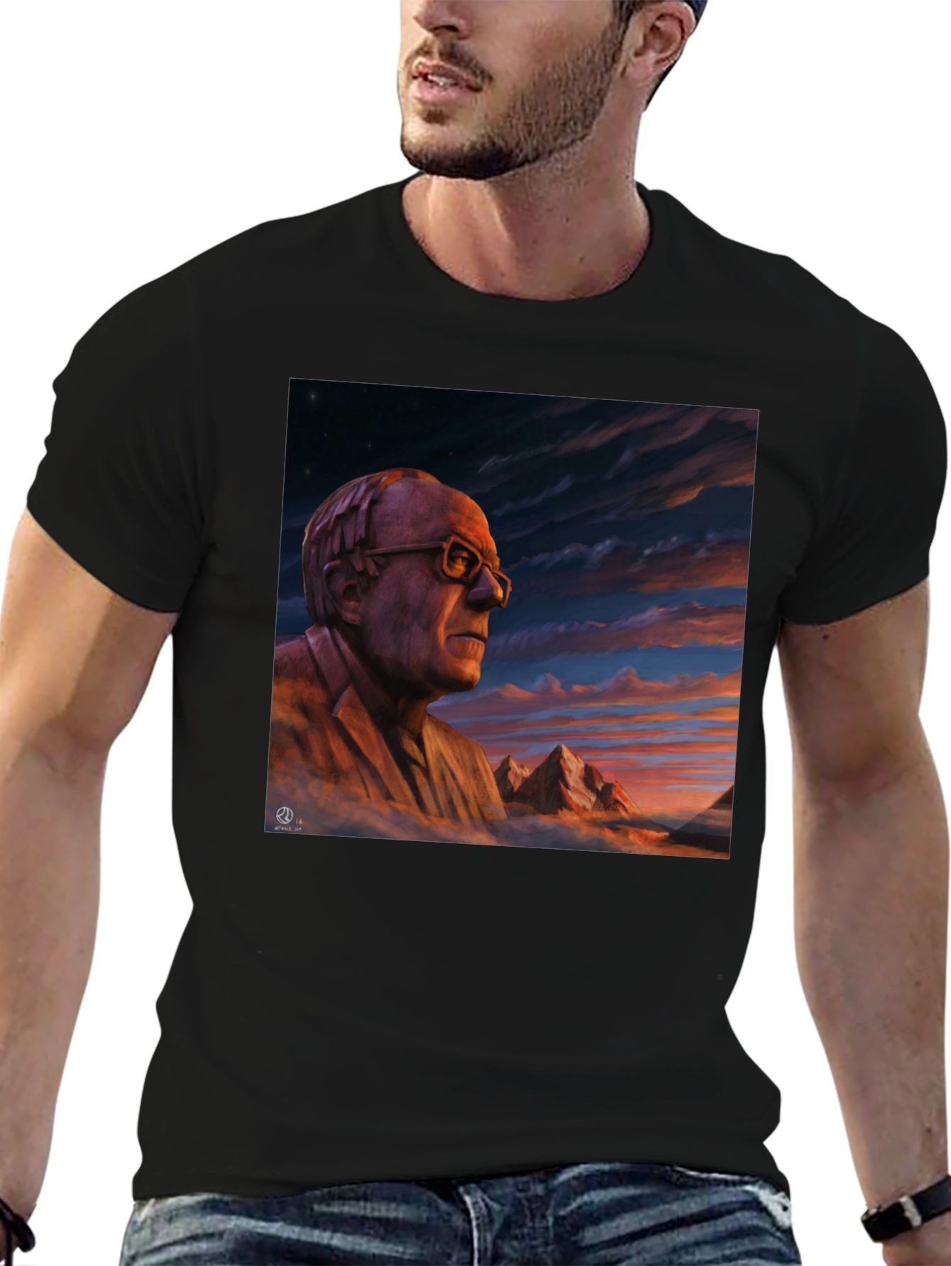 Artistic Portrait Graphic T-Shirt - 6