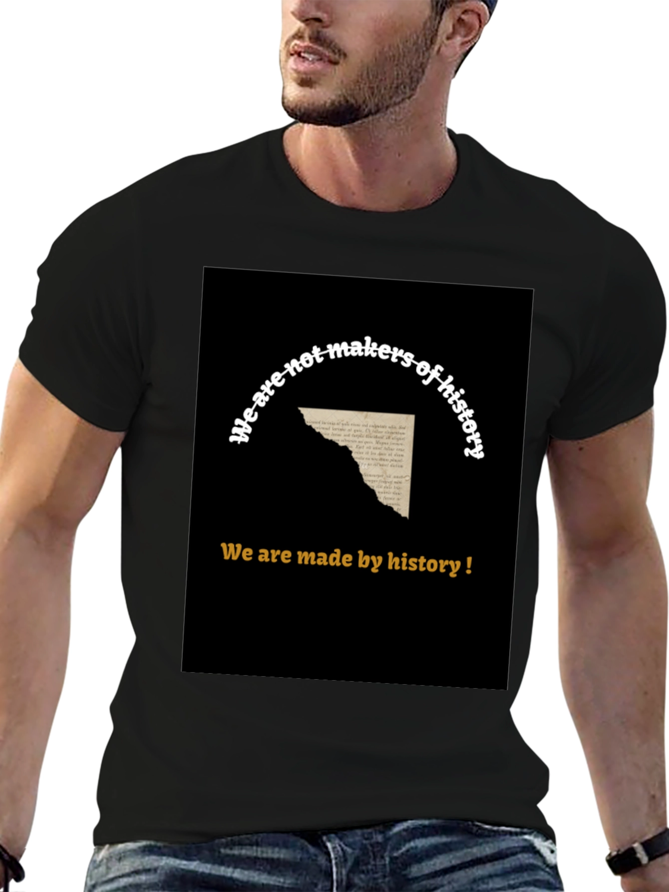 Black History T-Shirt - Men's Black Graphic Tee view 6