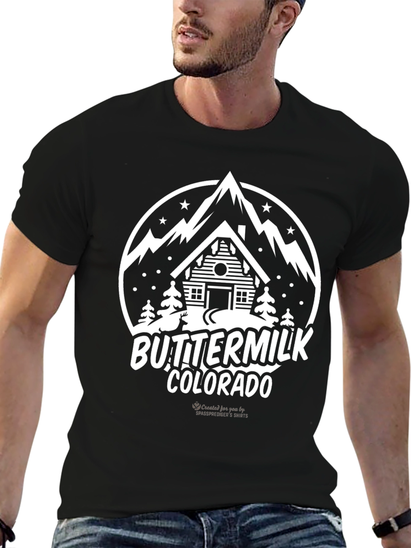 Black Buttermilk Colorado Graphic Tee view 6
