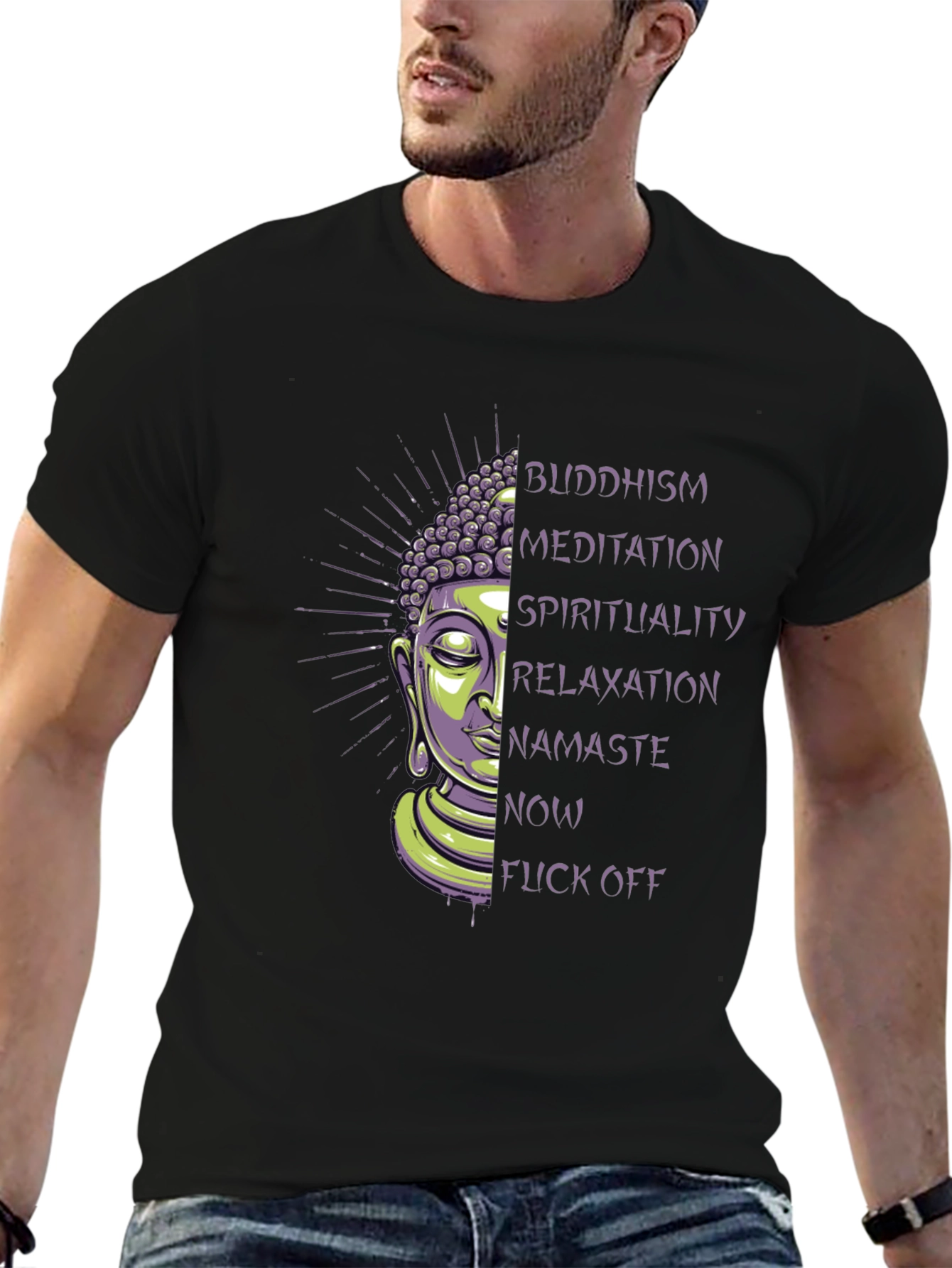 Buddha Meditation T-Shirt - Spiritual Zen Tee - 6