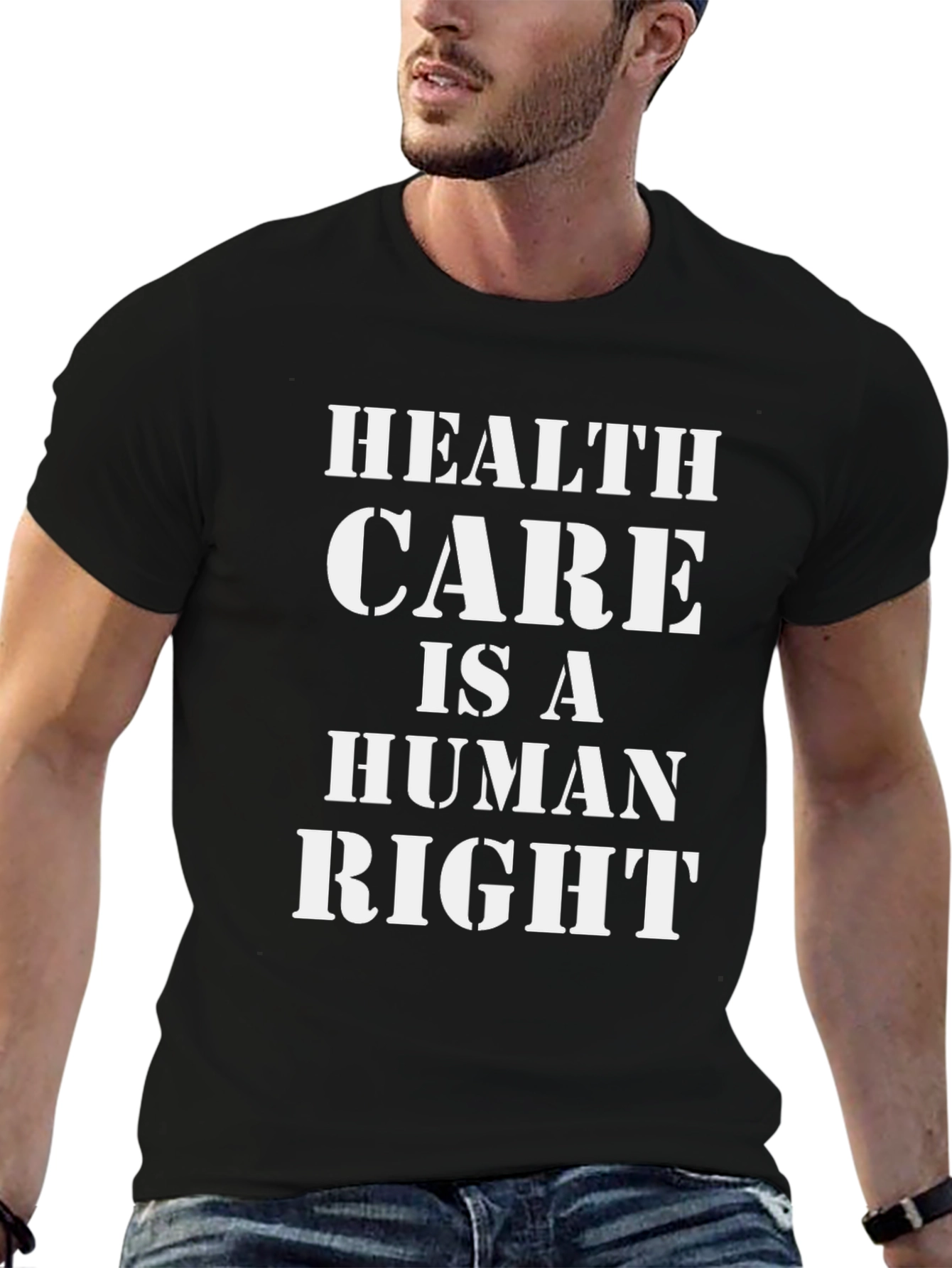 Black Health Care is a Human Right Graphic Tee view 6