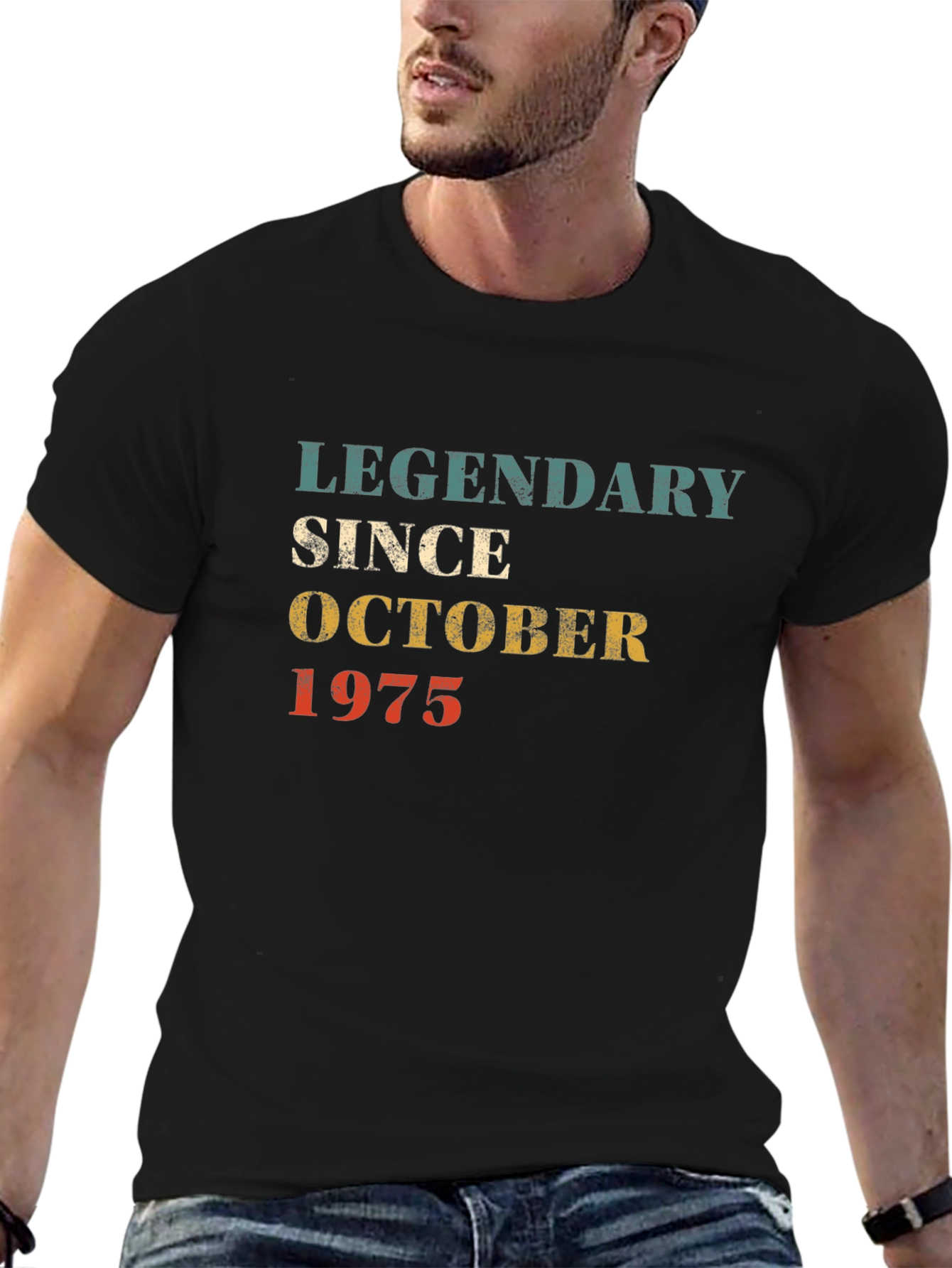 Black Legendary Since October 1975 Black T-Shirt view 6