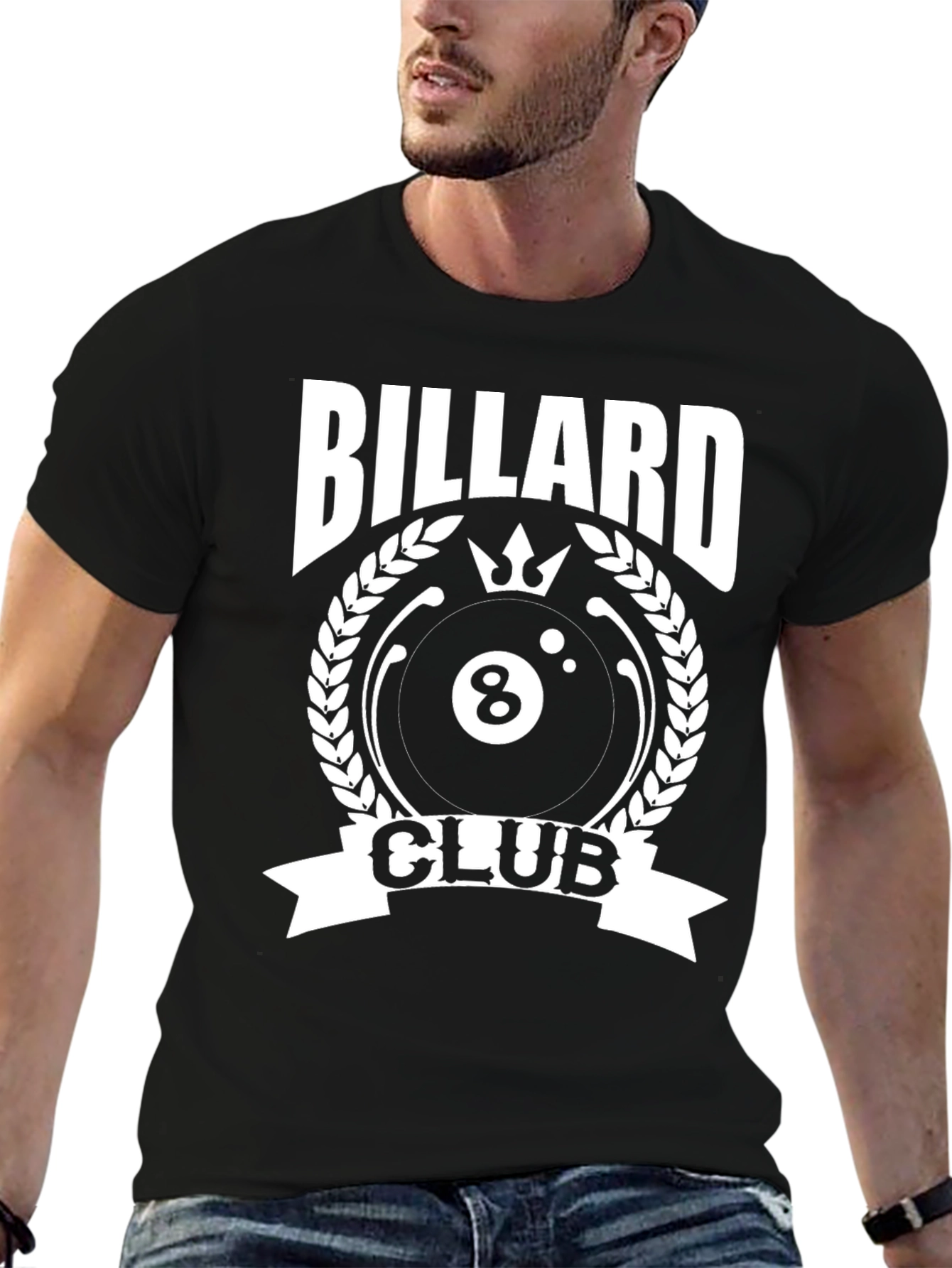 Billiard Club Graphic Tee - Black - 6