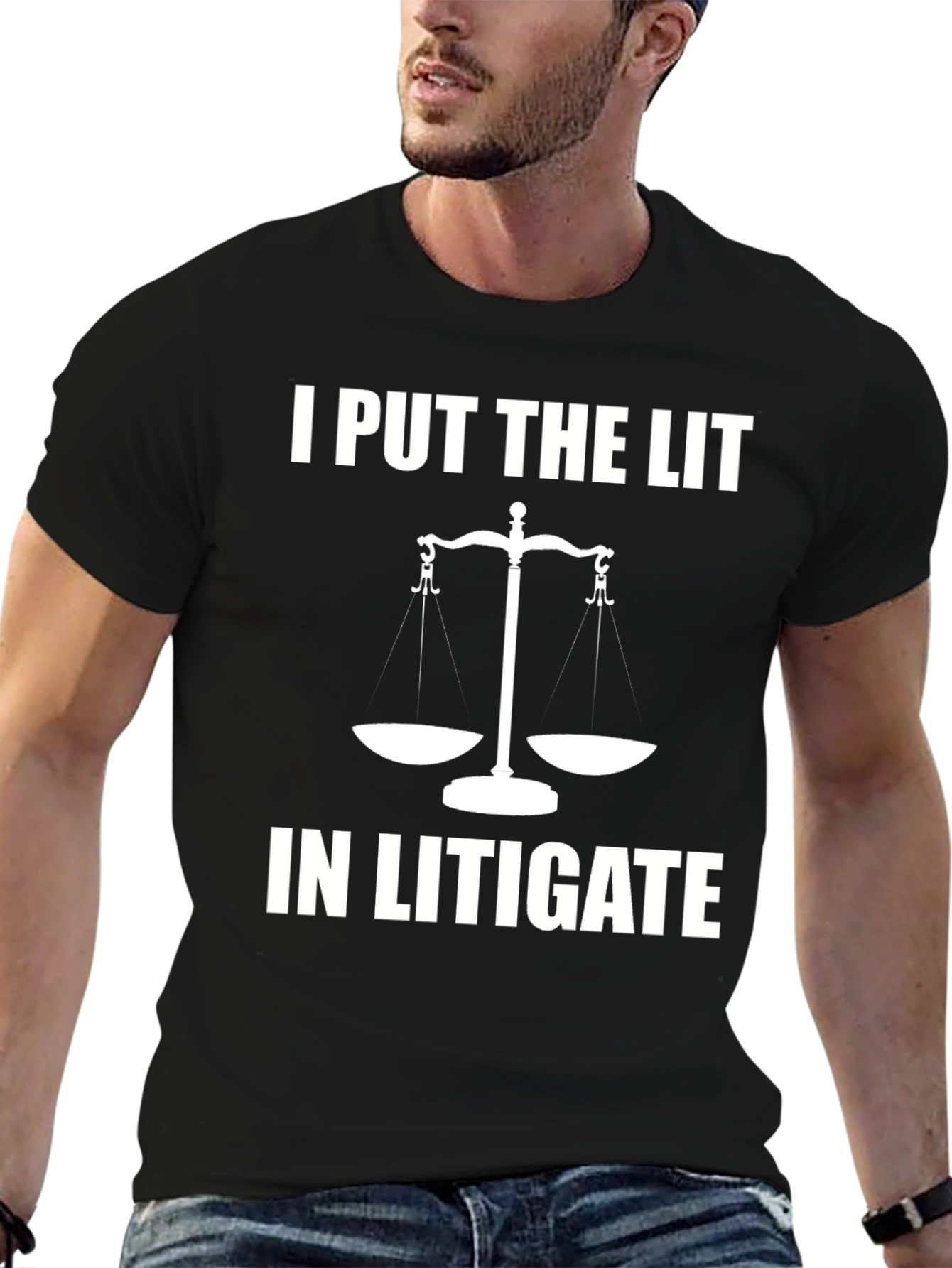 I Put The Lit In Litigate T-Shirt - Funny Lawyer Tee - 6