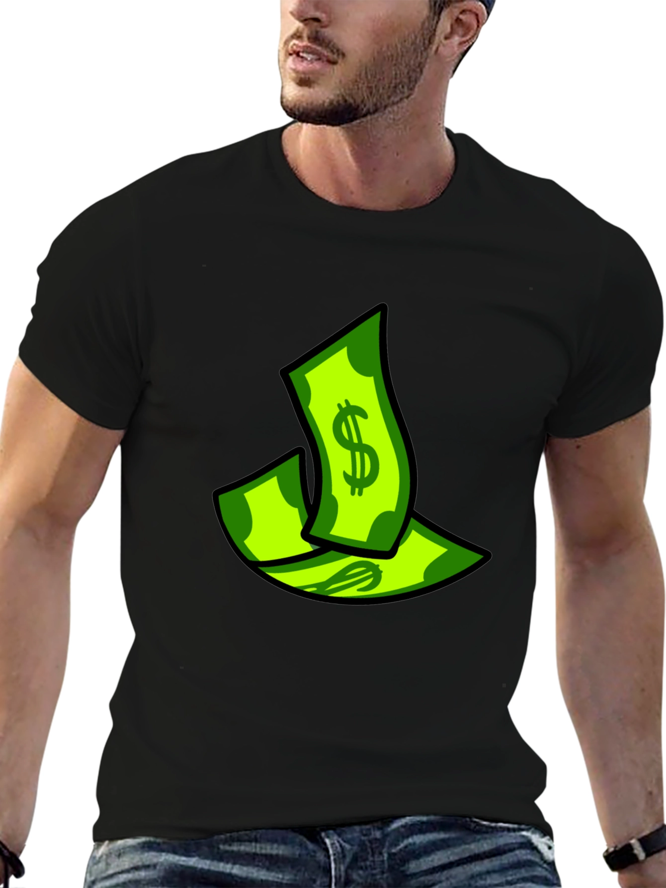 Money Stack T-Shirt - Graphic Tee - 6