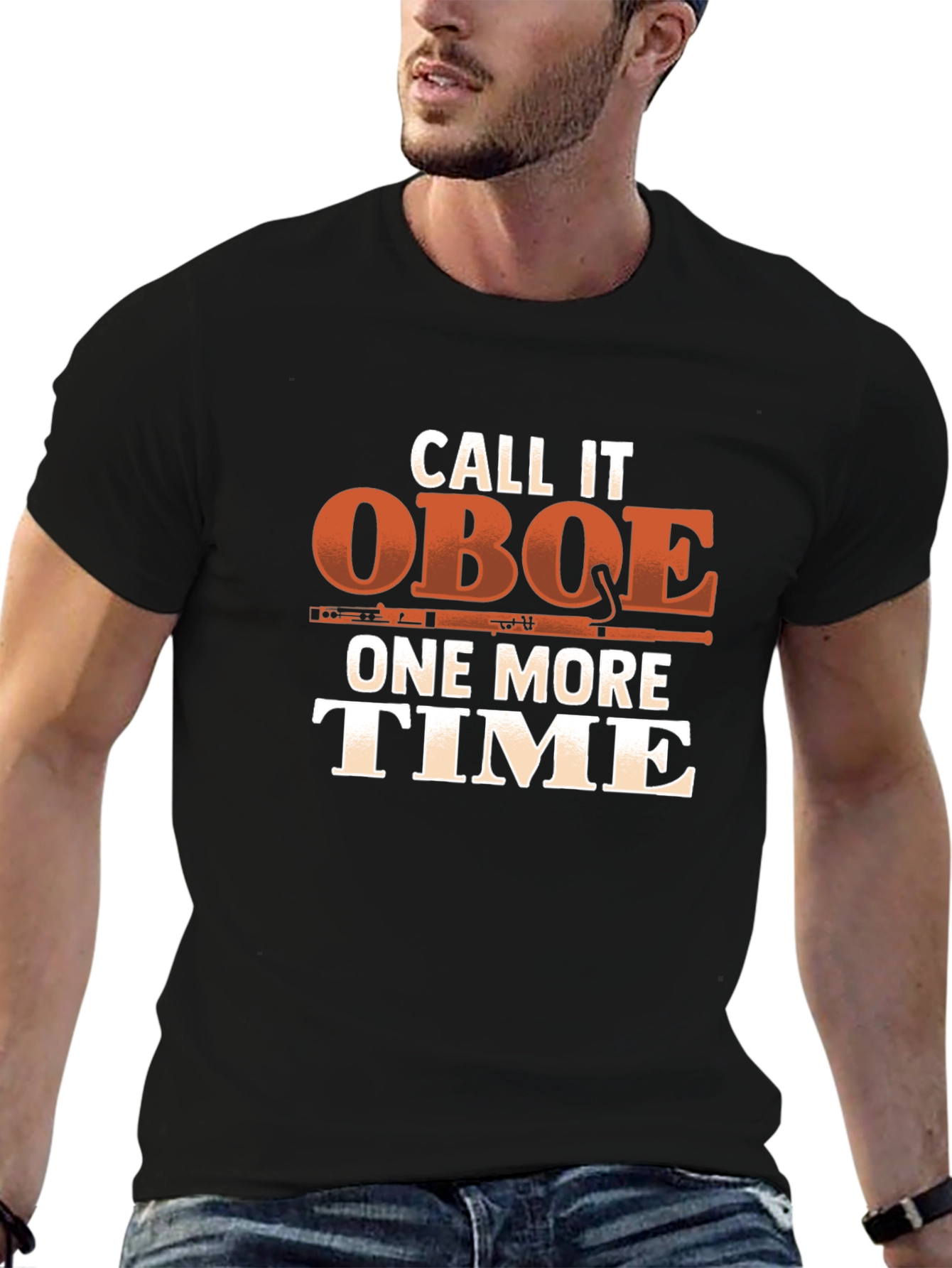 Black Call It Oboe One More Time T-Shirt view 6