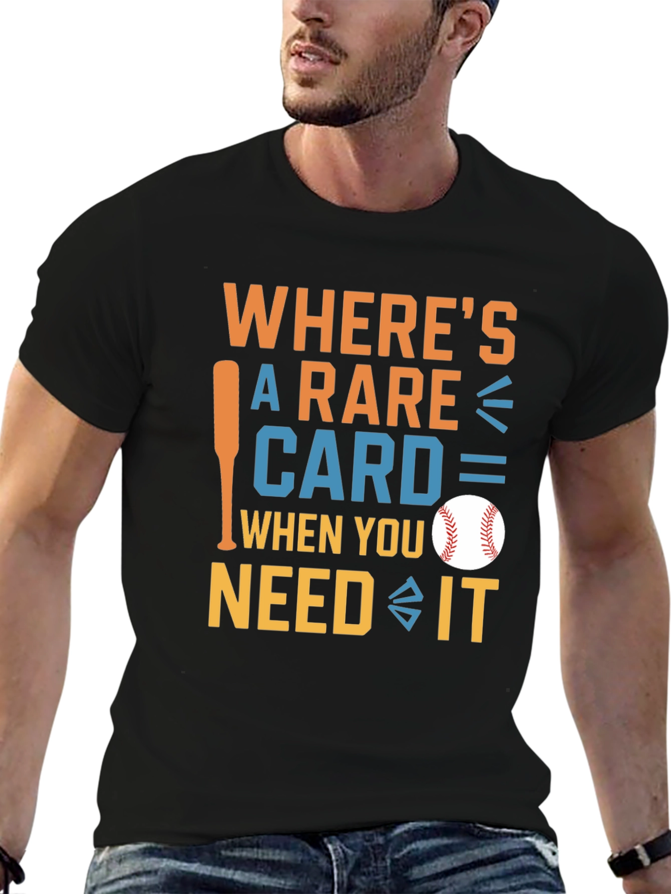 Baseball T-Shirt: Where's a Rare Card When You Need It? - 6