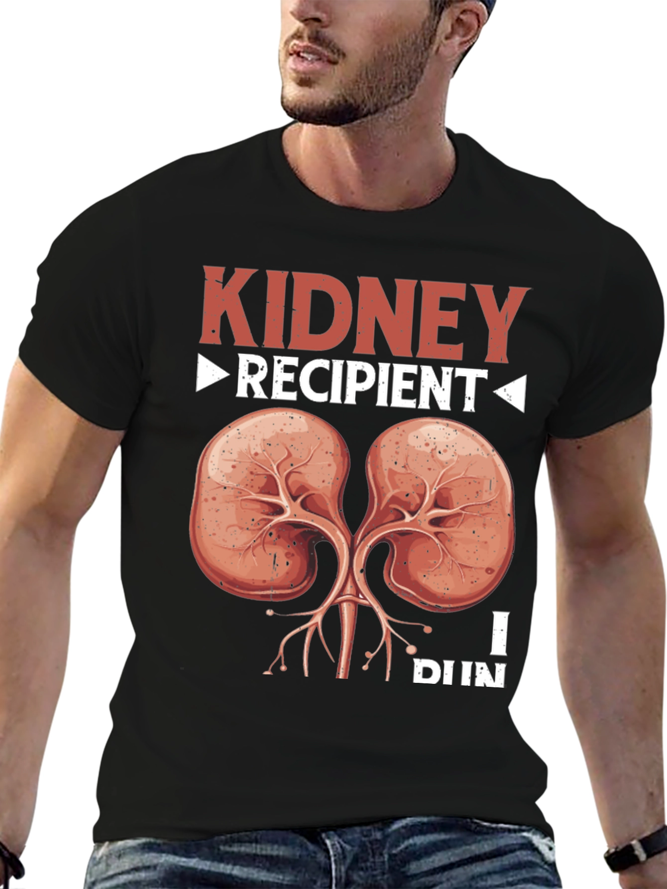 Black Kidney Recipient Graphic Tee view 6