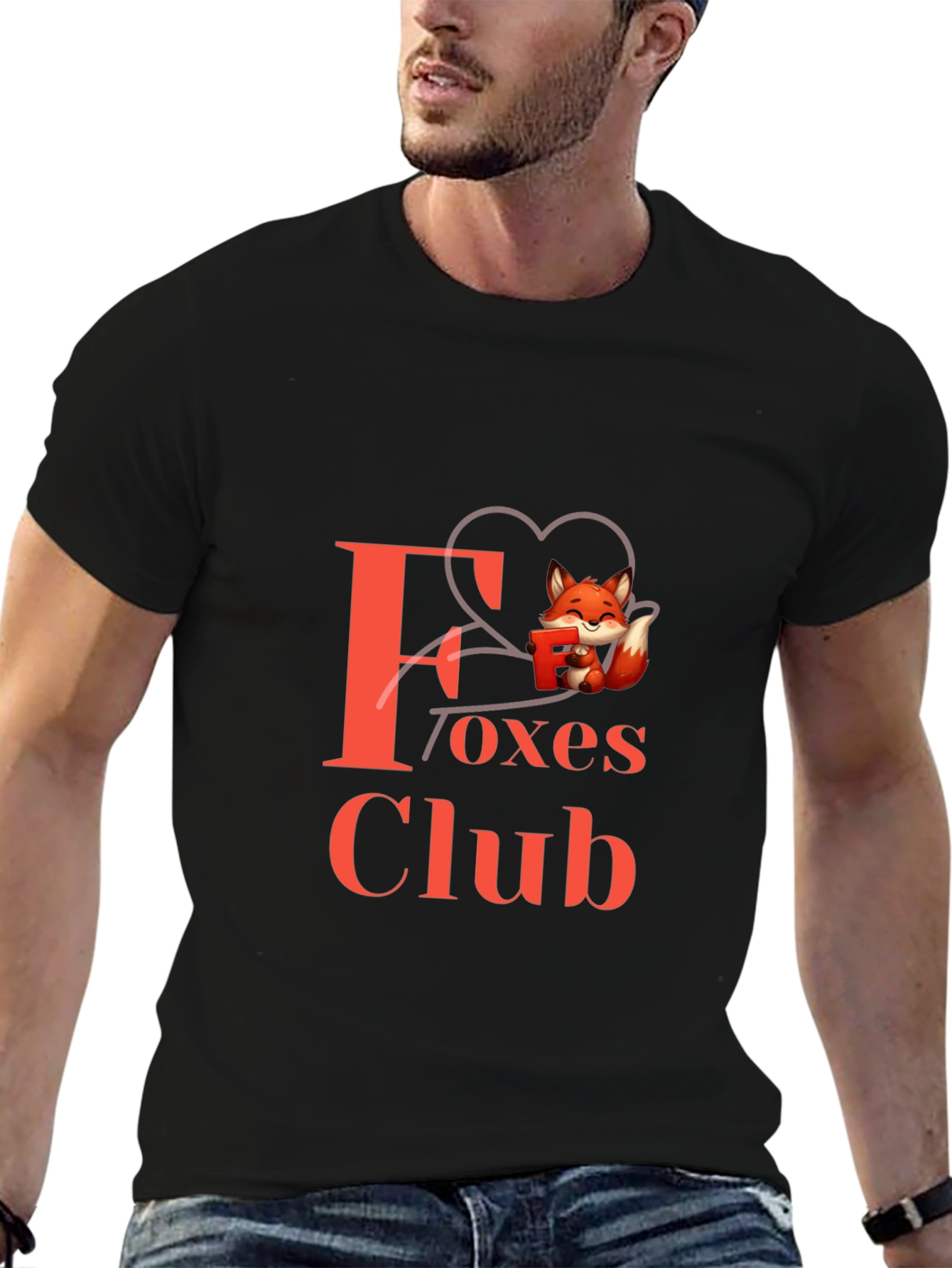 Black Foxes Club Graphic T-Shirt view 6