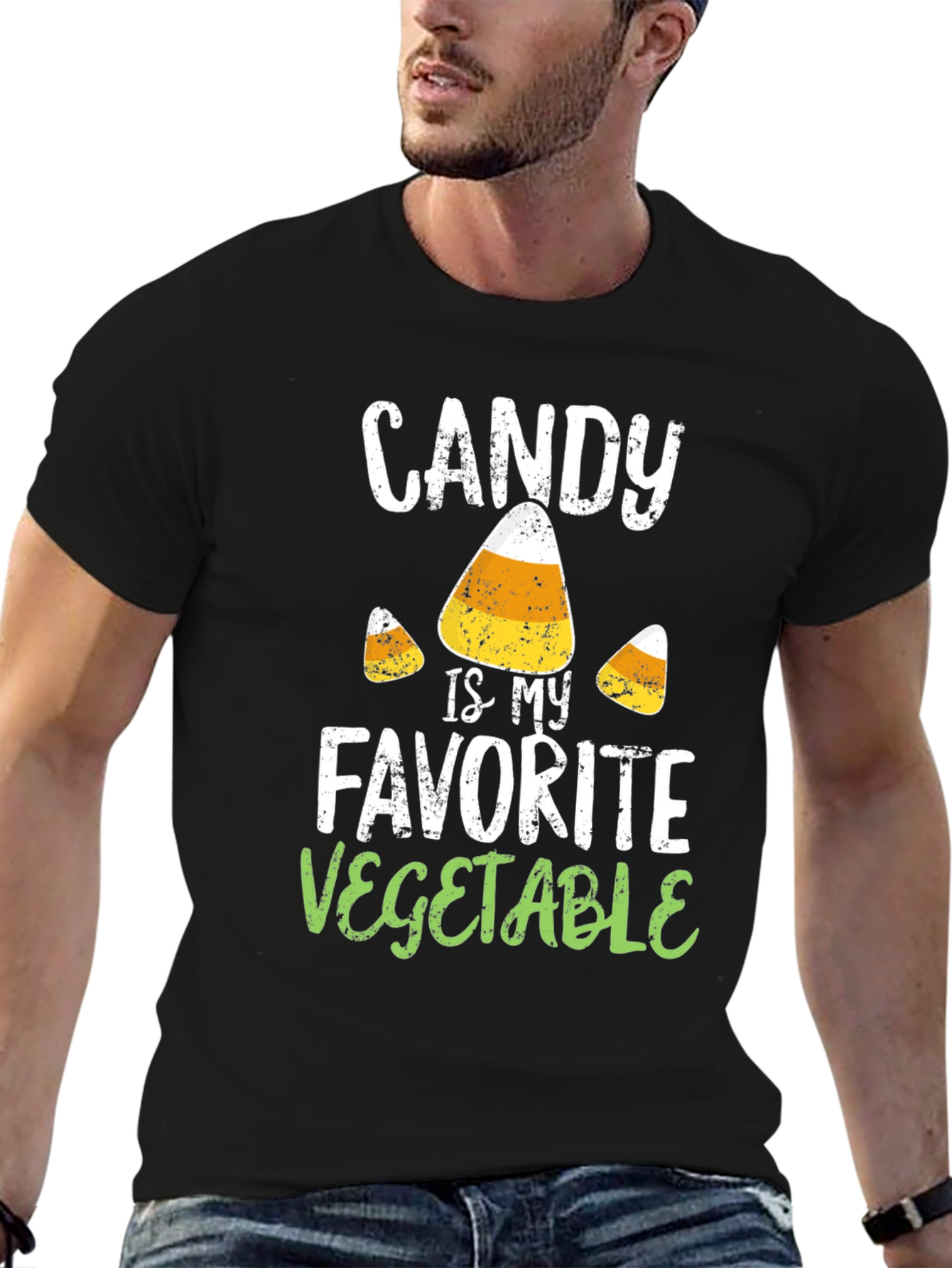 Black Candy Is My Favorite Vegetable T-Shirt view 6