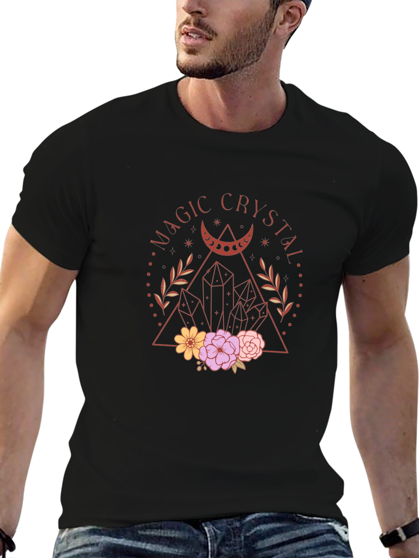 Black Magic Crystal Graphic T-Shirt view 6