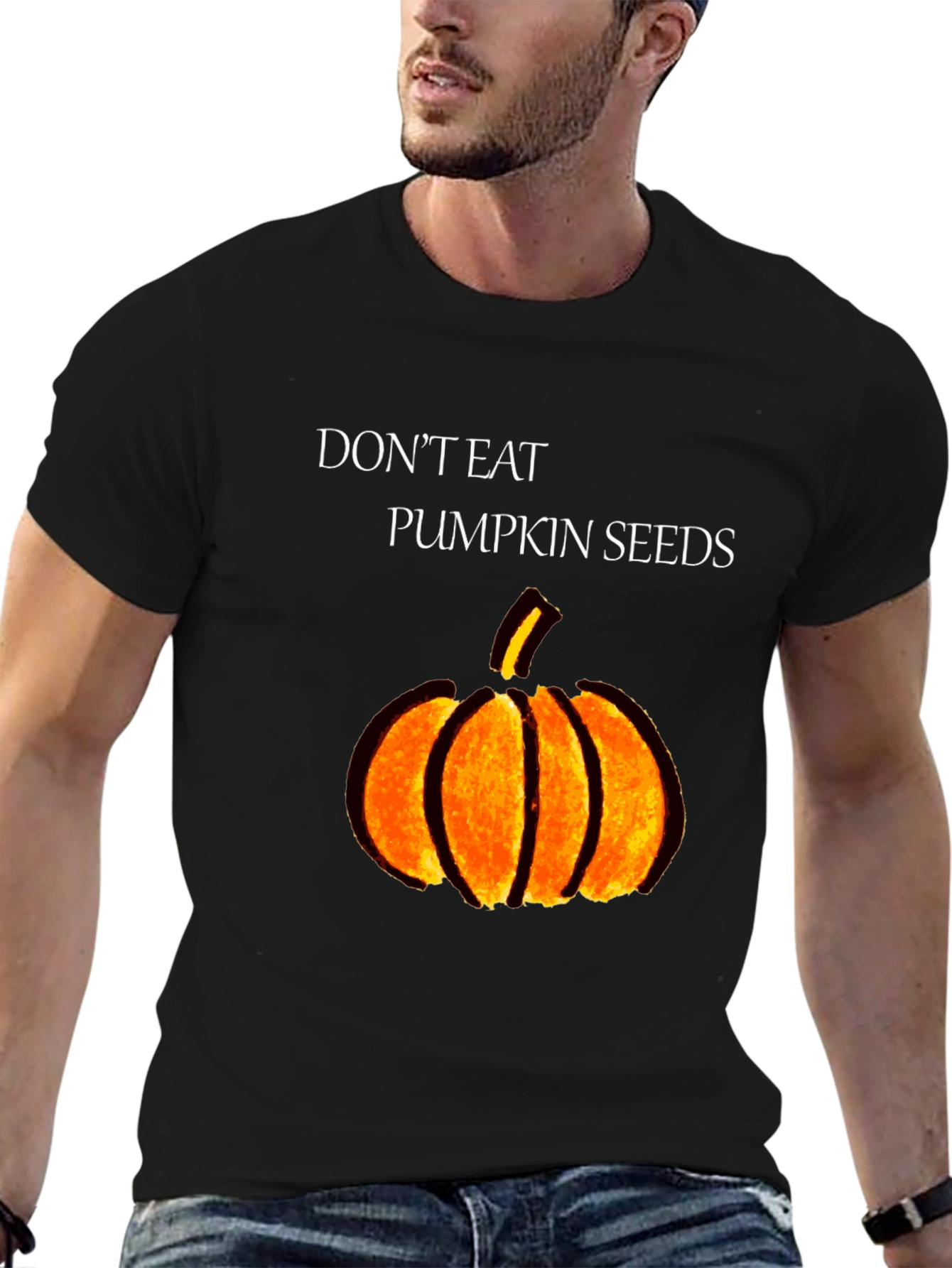 Black Don't Eat Pumpkin Seeds Graphic Tee view 6