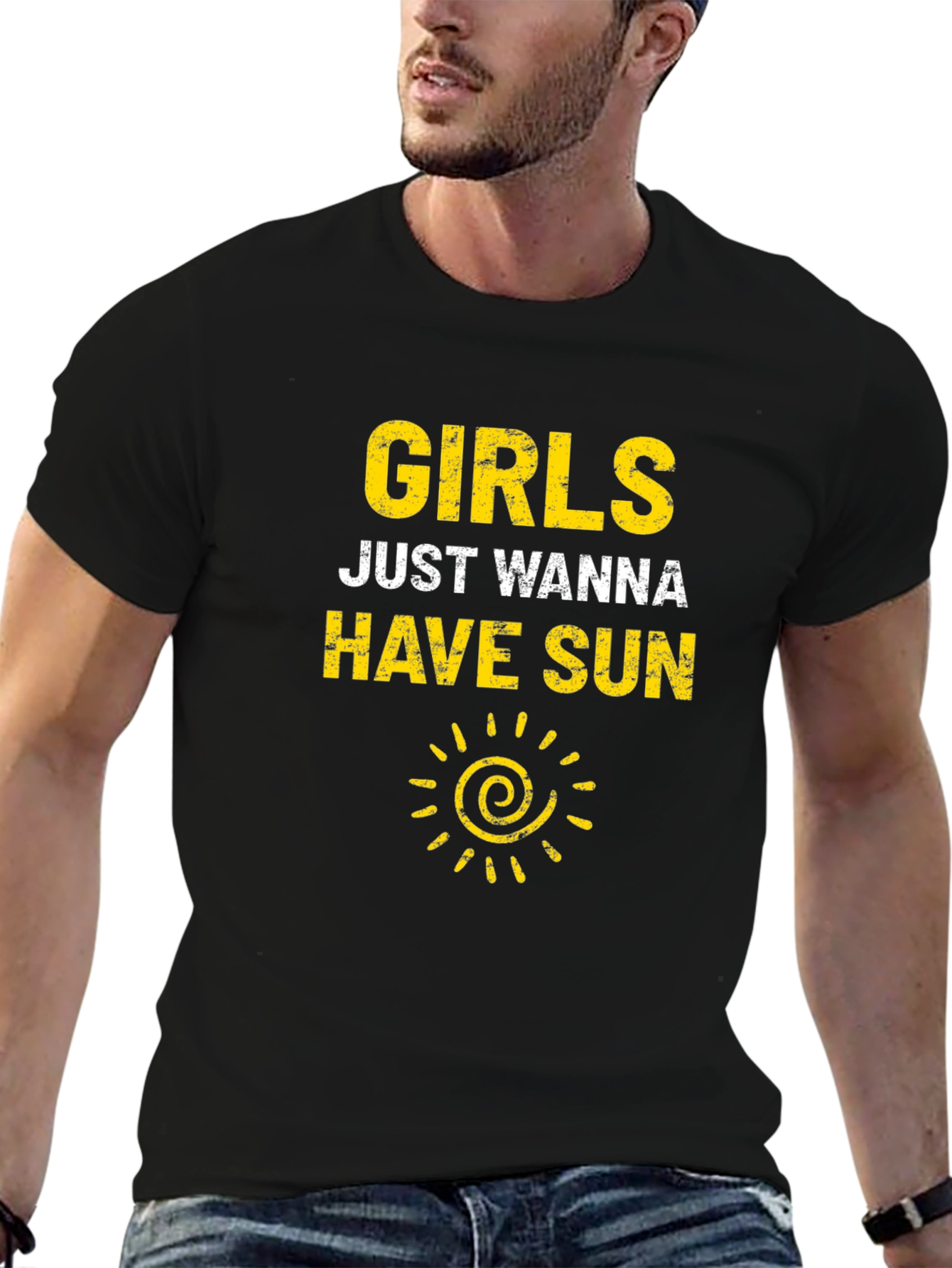 Black Girls Just Wanna Have Sun T-Shirt view 6