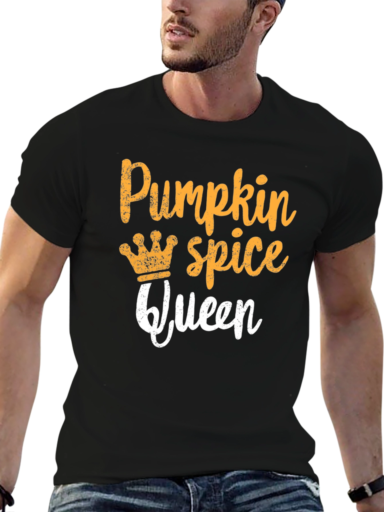 Black Pumpkin Spice Queen Graphic Tee view 6