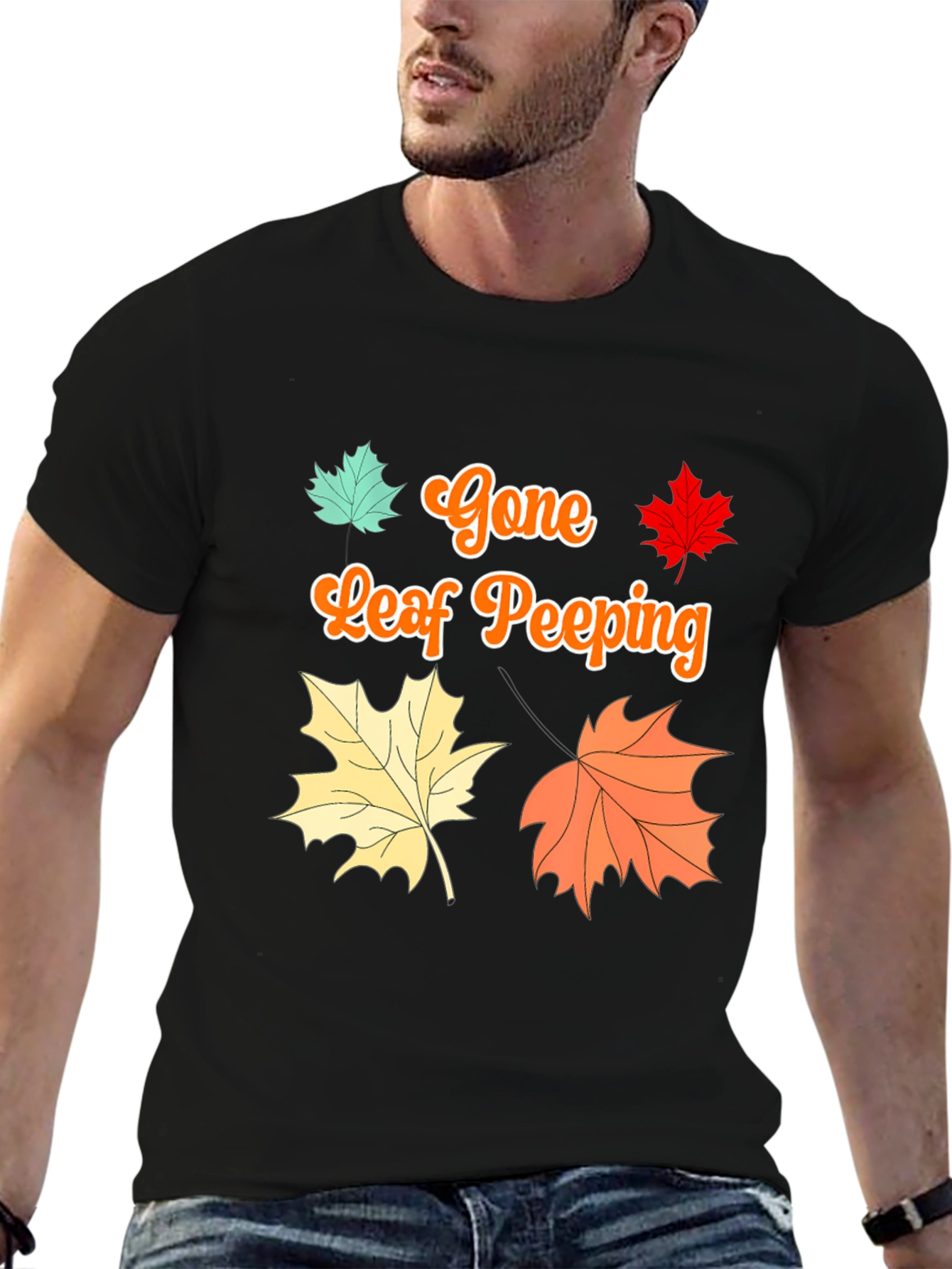 Gone Leaf Peeping T-Shirt Fall Autumn - 6