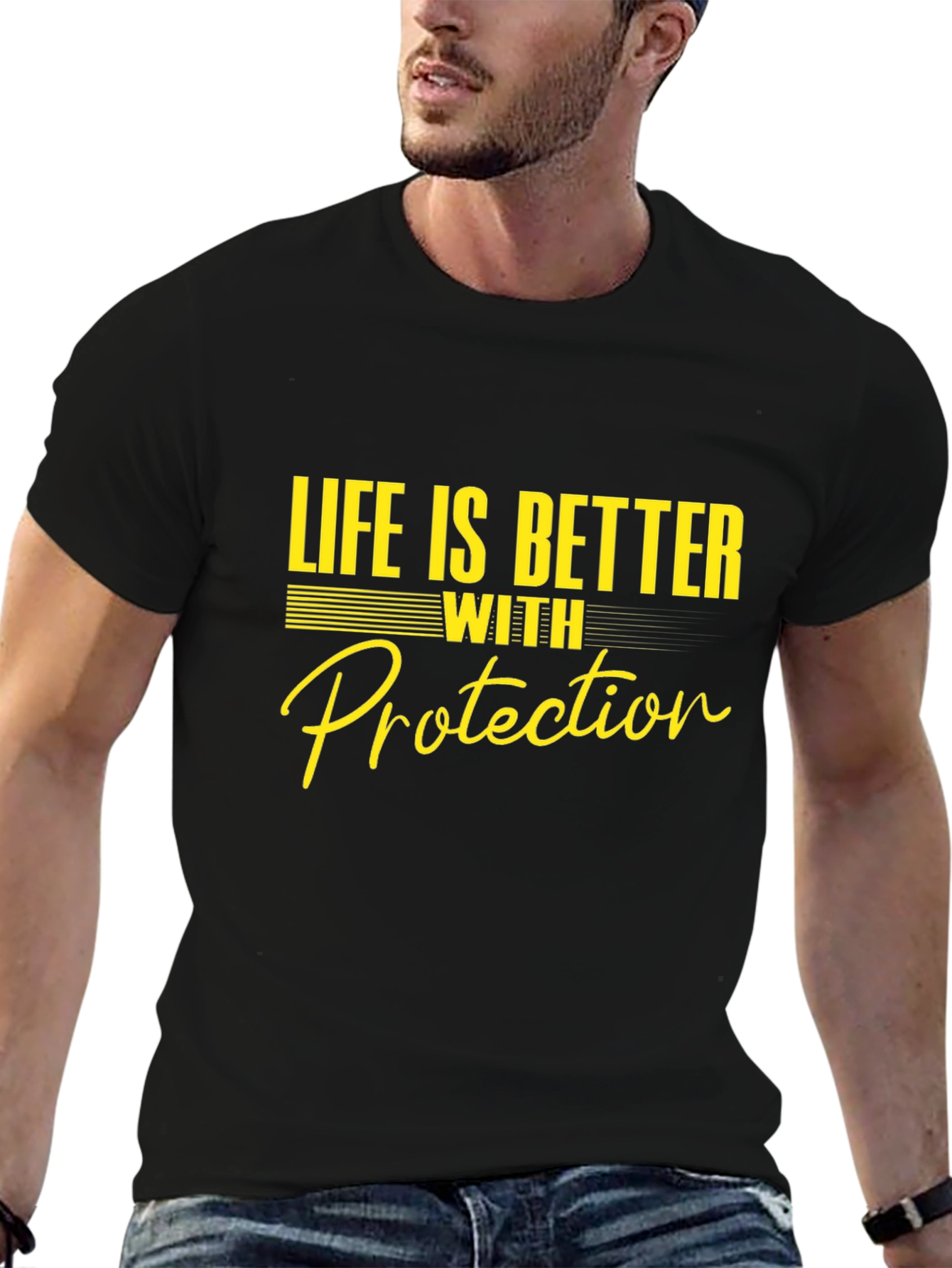 Life is Better With Protection Tee - 6