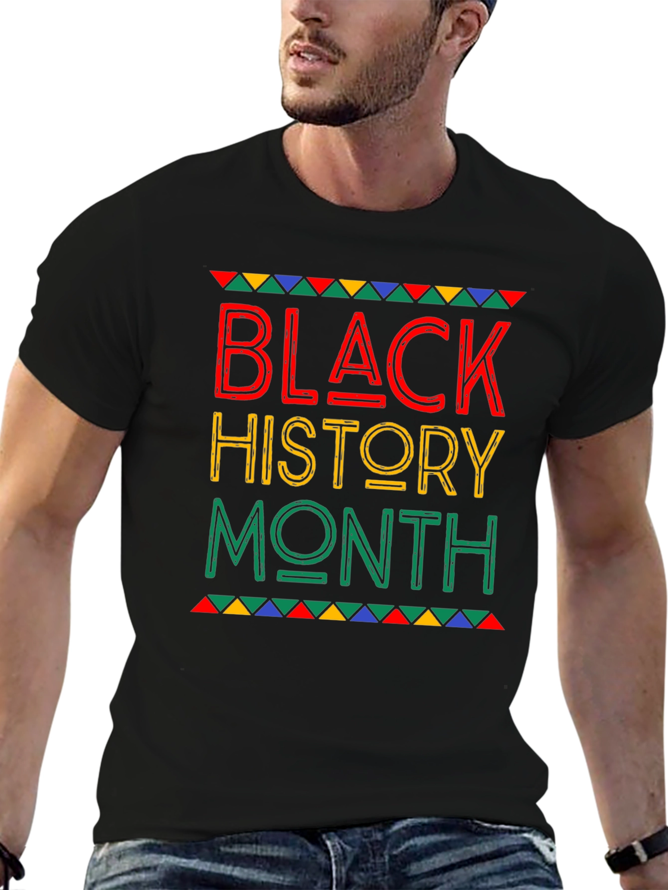 Black Black History Month Graphic Tee view 6