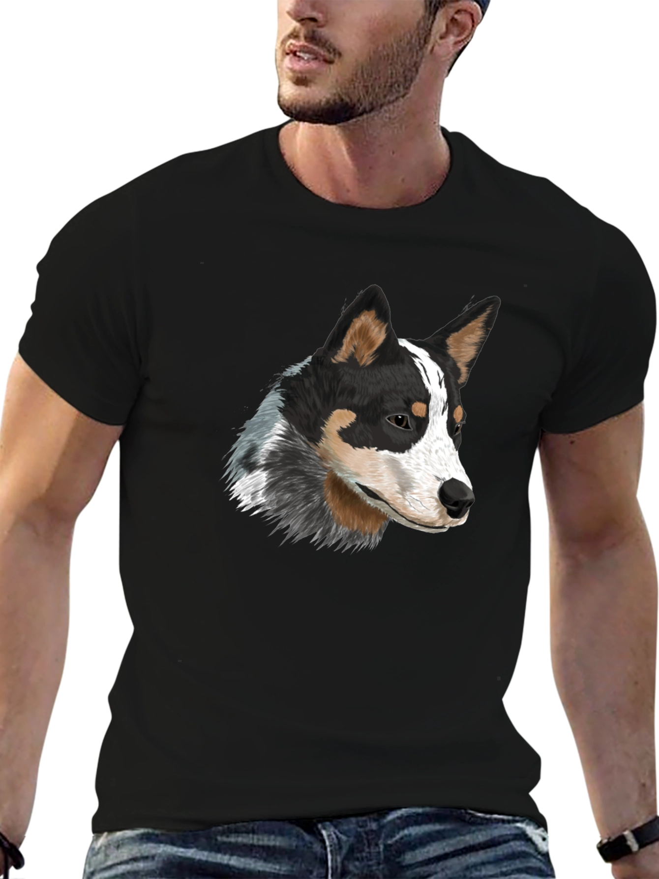 Black Dog Breed Graphic Tee - Unisex Comfort view 6