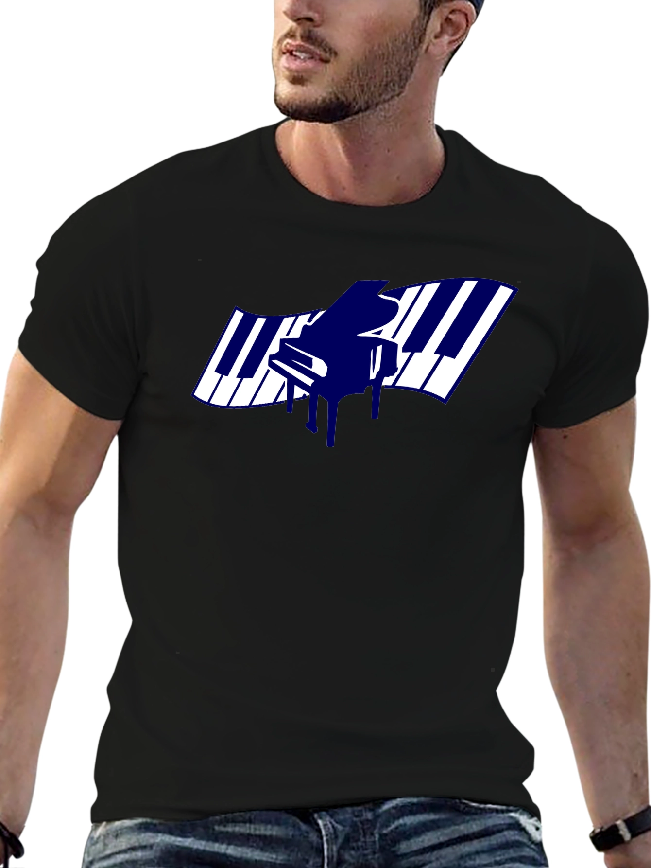 Piano Keys Graphic T-Shirt - Music Lover Tee - 6