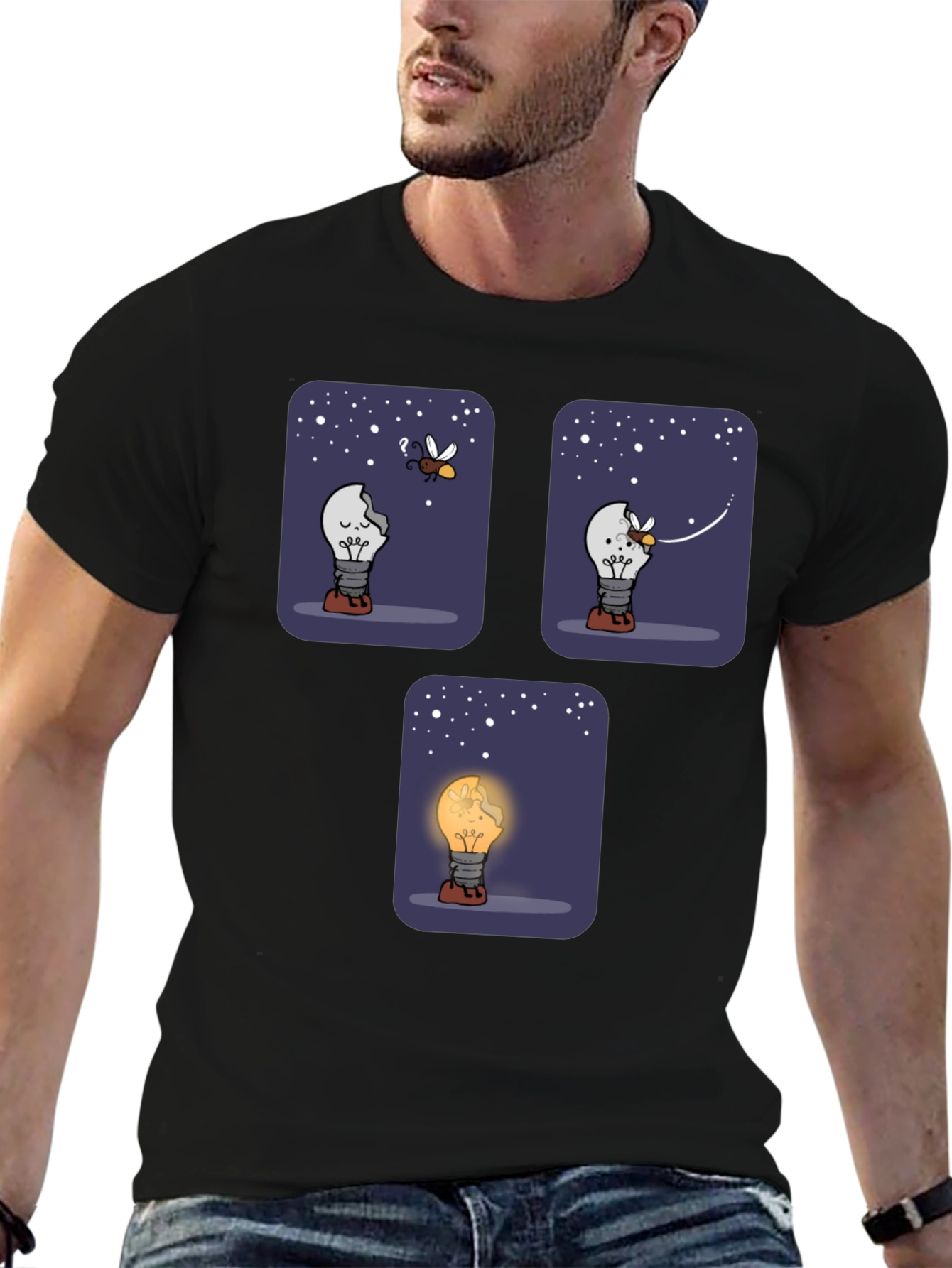Funny Lightbulb T-Shirt - 6