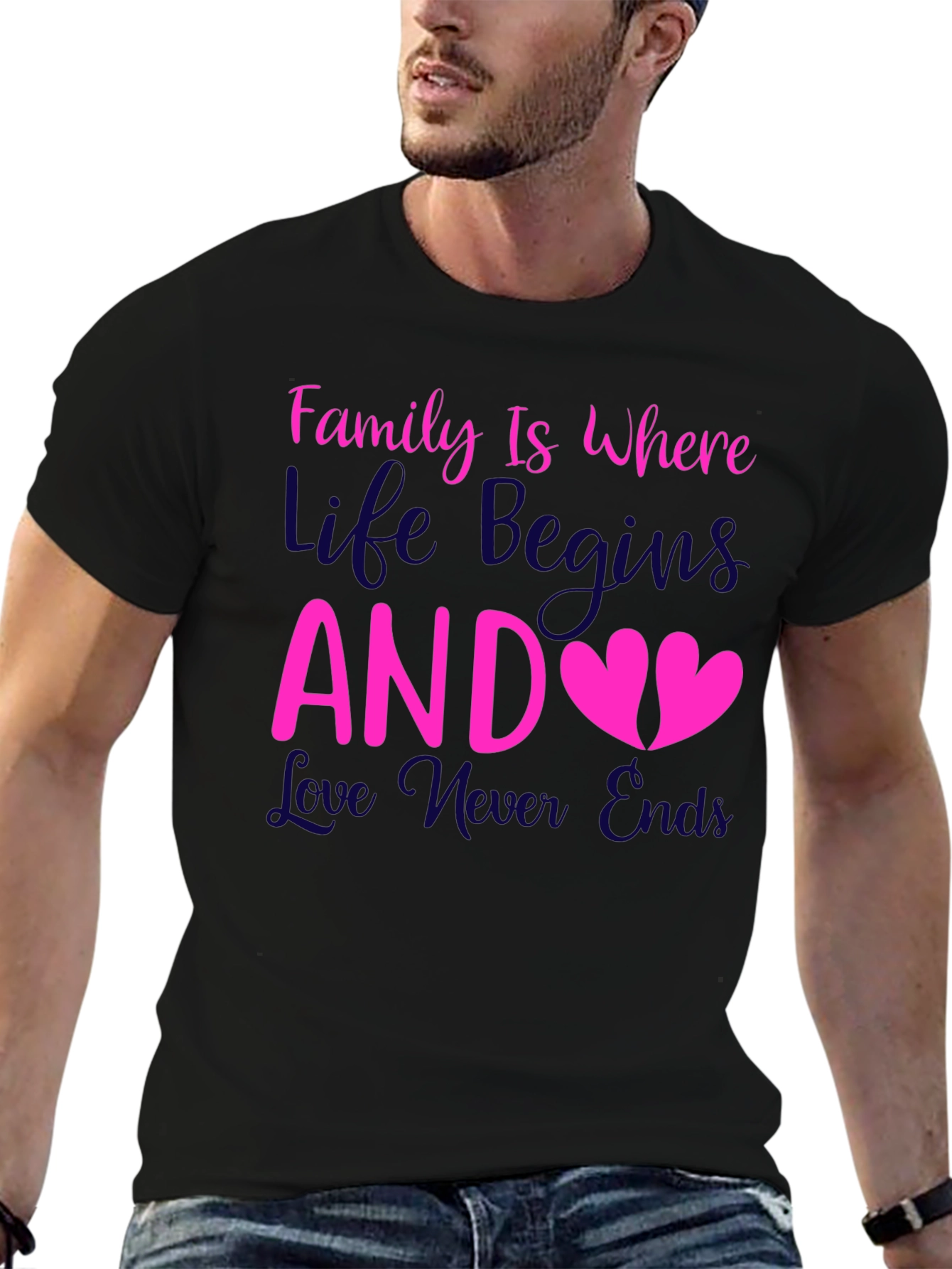 Family is Where Life Begins T-Shirt - 6