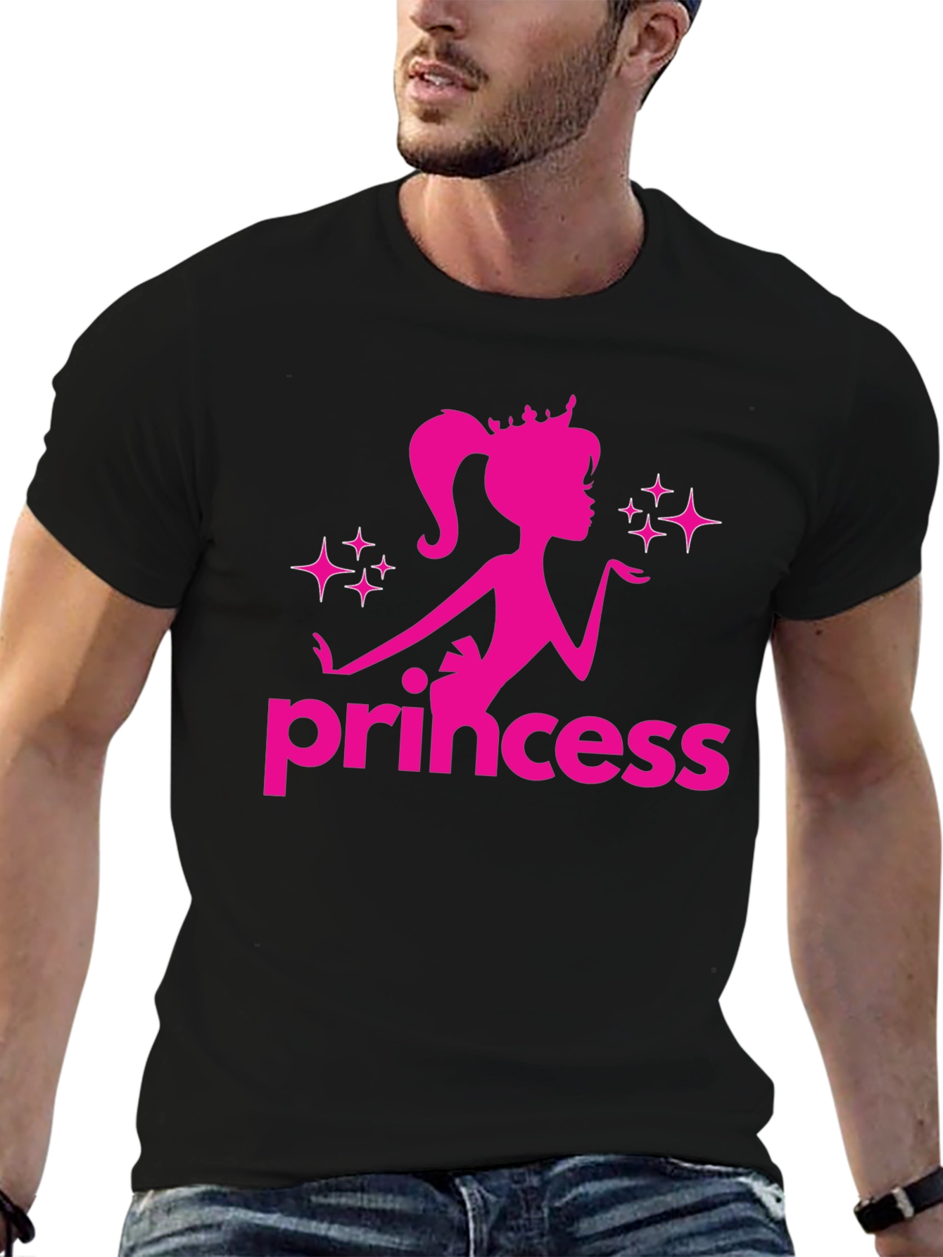 Black Princess Graphic Tee - Fun Fashion view 6