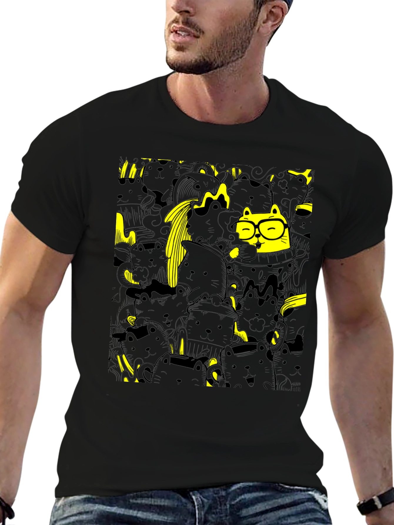 Cool Cats T-Shirt - Black - 6