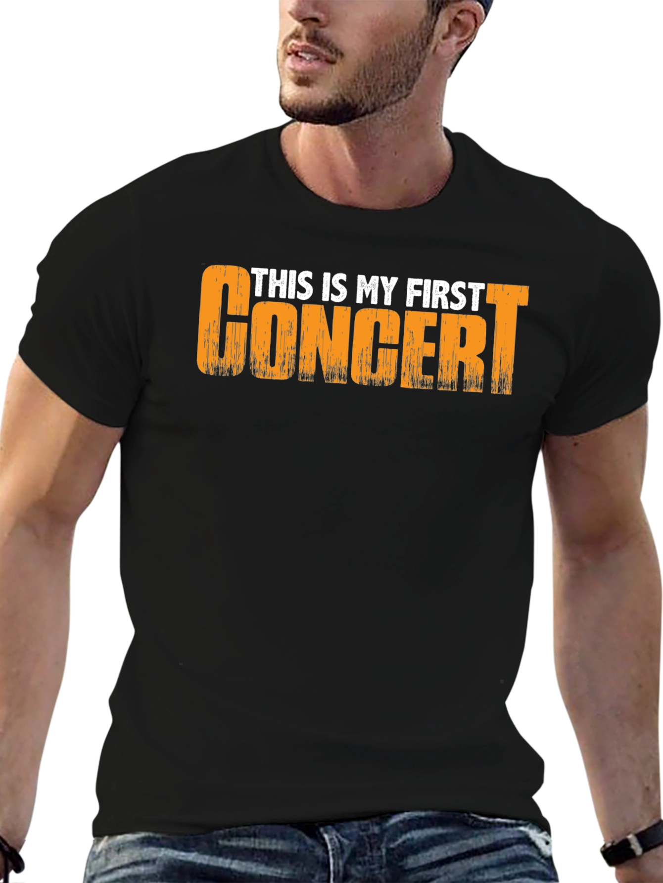 Black My First Concert T-Shirt view 6